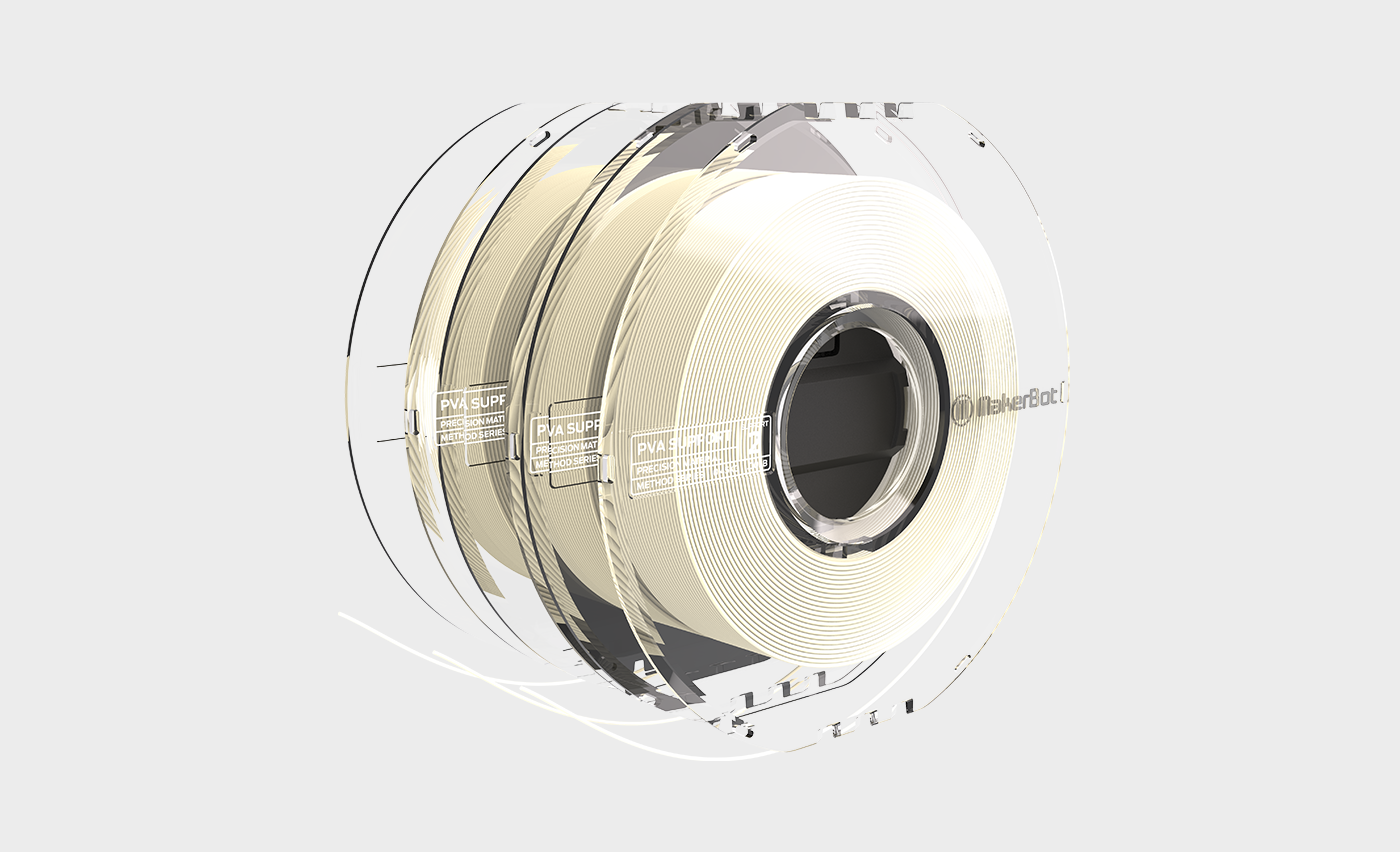 UltiMaker MakerBot METHOD PVA 水溶性支撐 3D 打印膠條 1.75mm 450g