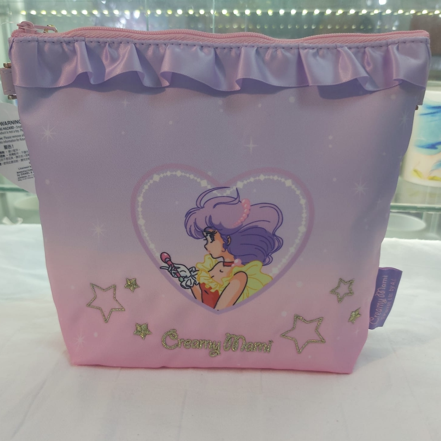 我係小忌廉紫色斜孭袋