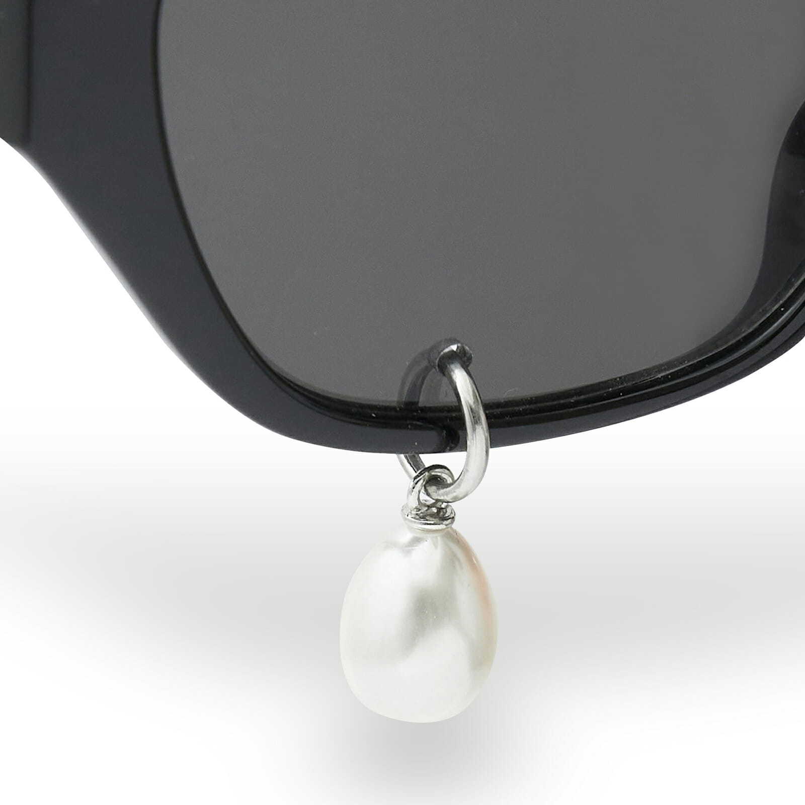 [KIMHEKIM] PEARL TEAR CAT-EYE SUNGLASSES（PAIR）