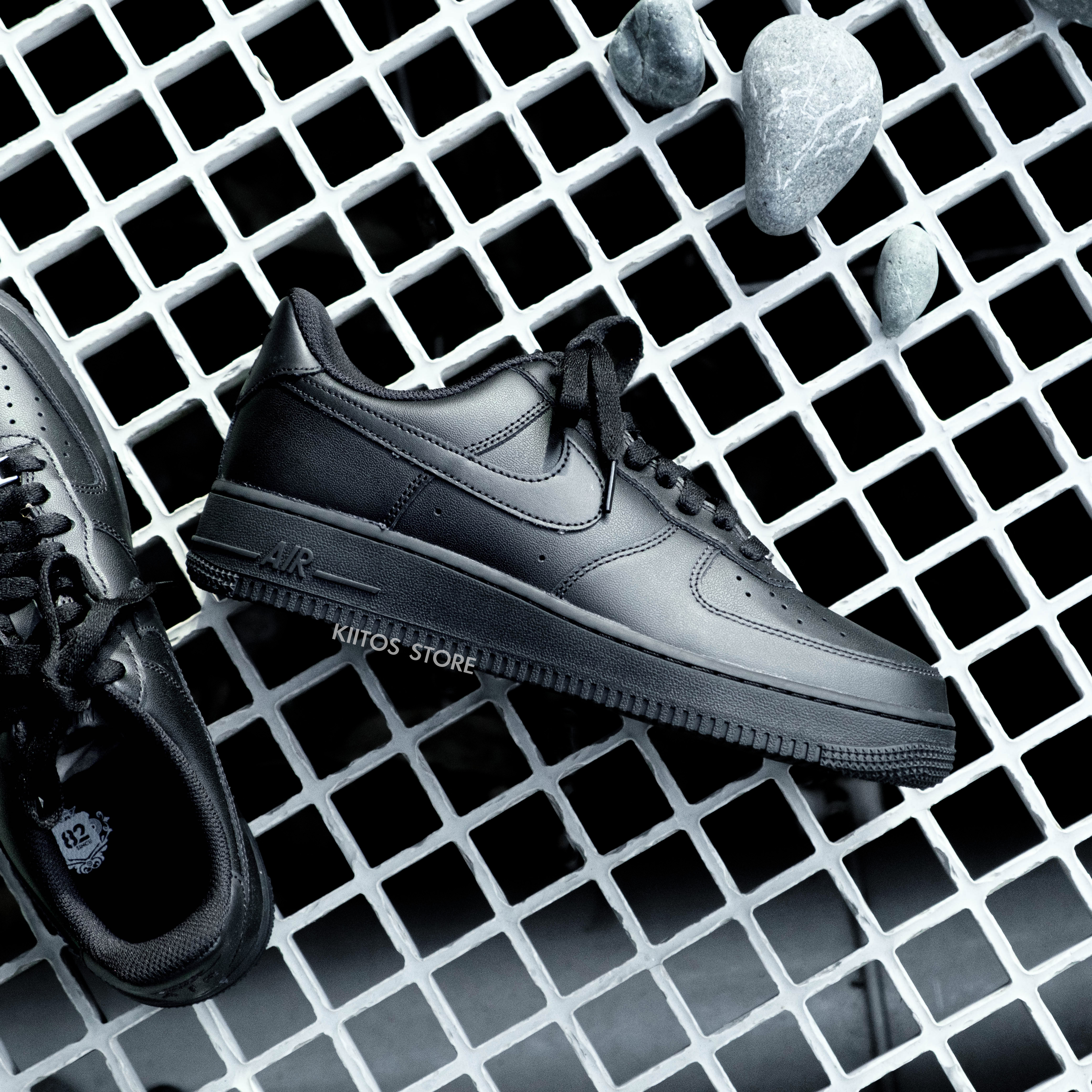 Nike Air Force 1 '07 男鞋 全黑 鐵牌 CW2288-001