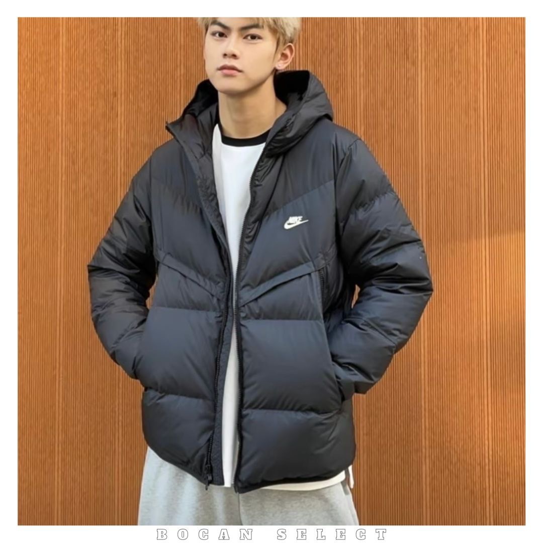 NIKE 羽絨外套 麵包外套 小LOGO 保暖 （DV1132-010）