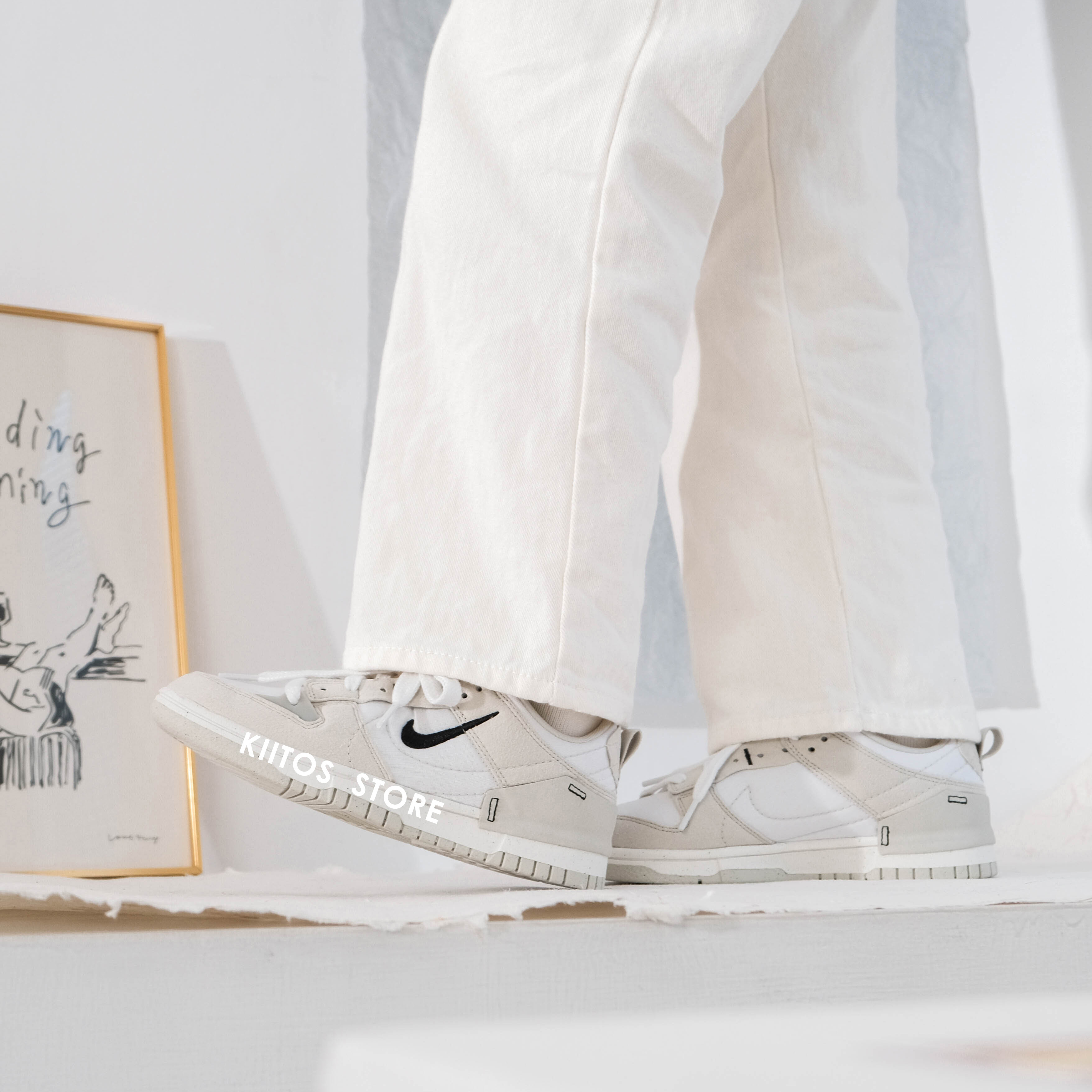 Nike Dunk Low Disrupt 2 燕麥 米黑色 DH4402-101