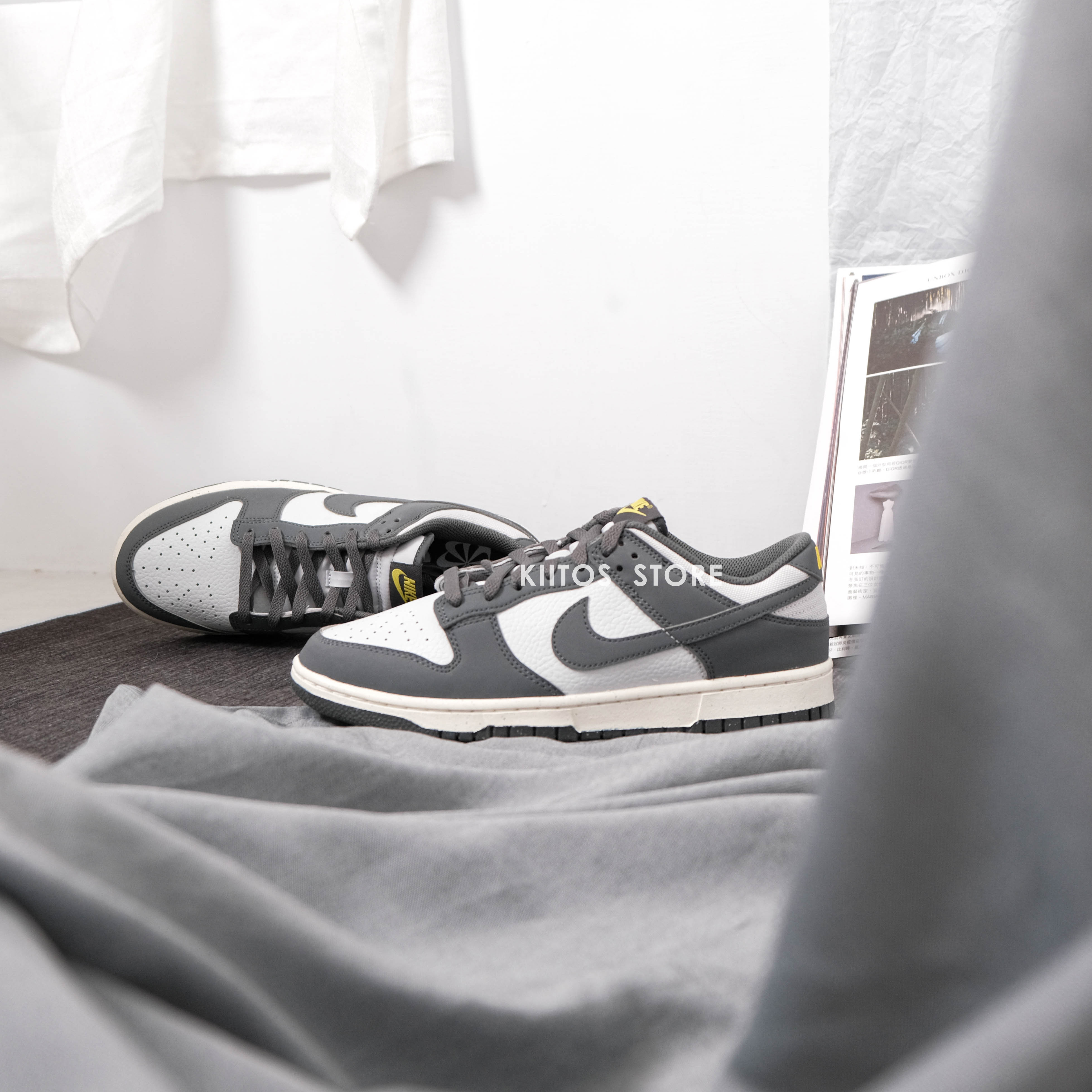 Nike Dunk Low Next Nature"Iron Grey Lightning" 深煙灰 奶油底 FZ4621-001