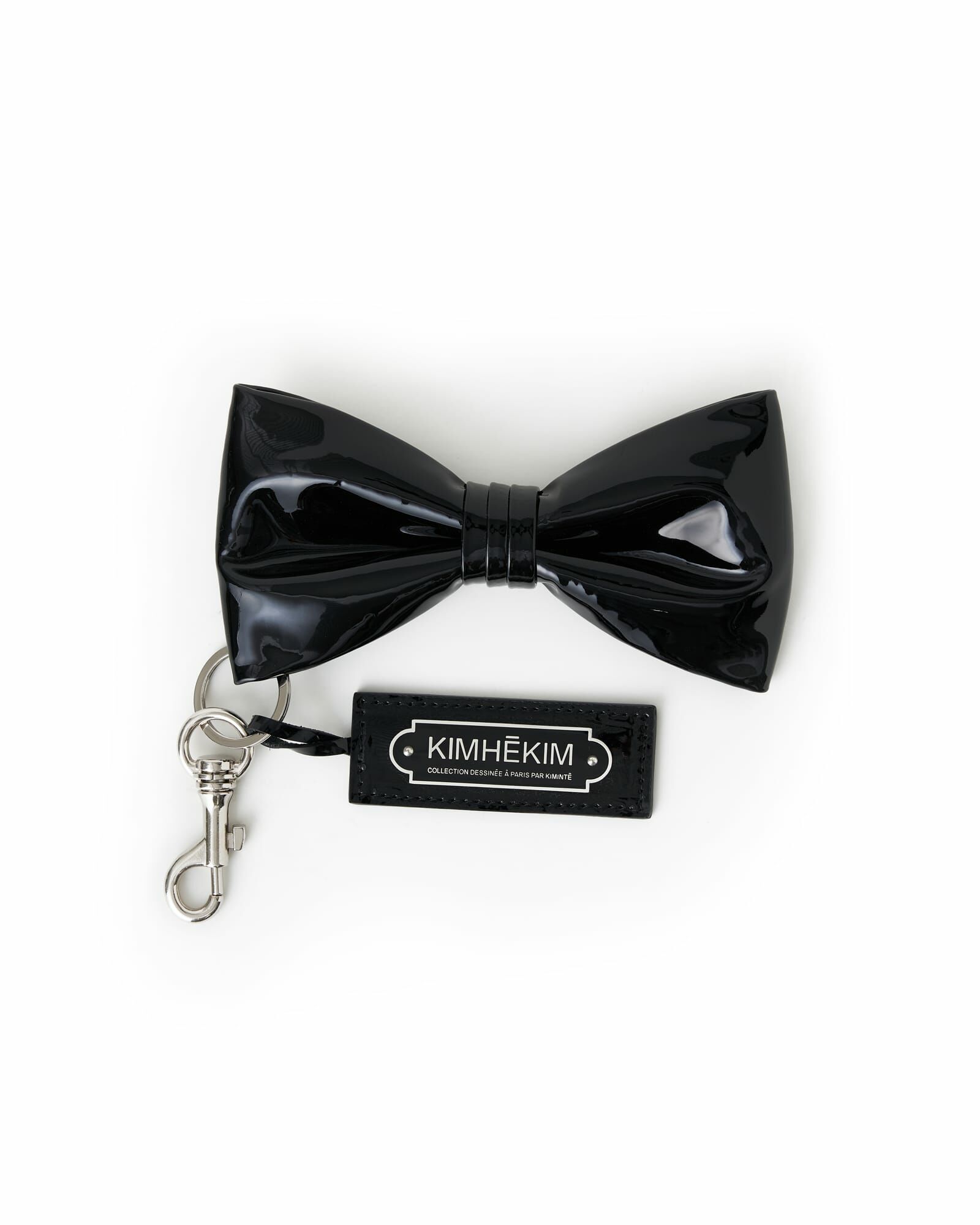[KIMHEKIM] LEATHER MONROE LOGO KEY RING