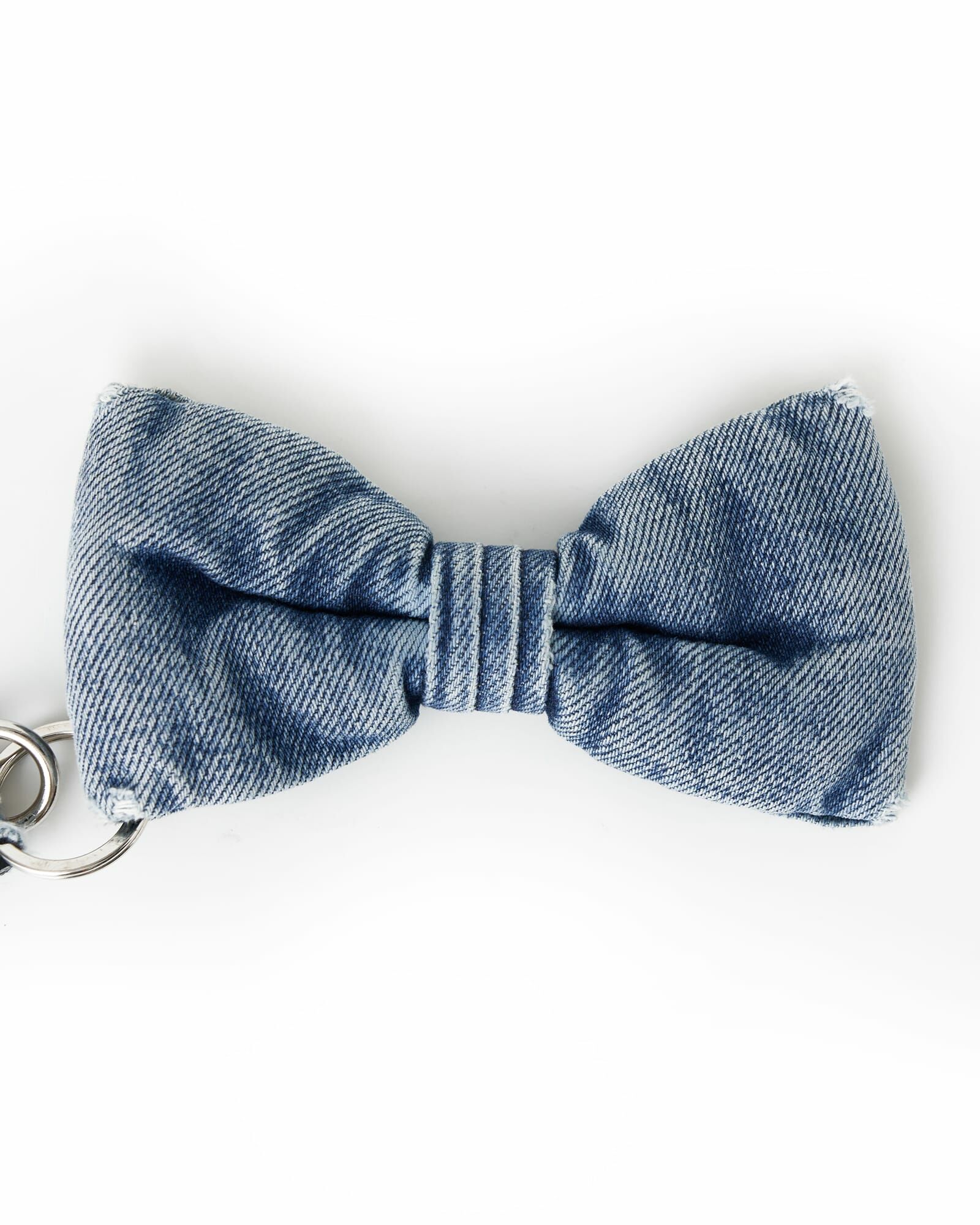 [KIMHEKIM] DENIM MONROE LOGO KEY RING