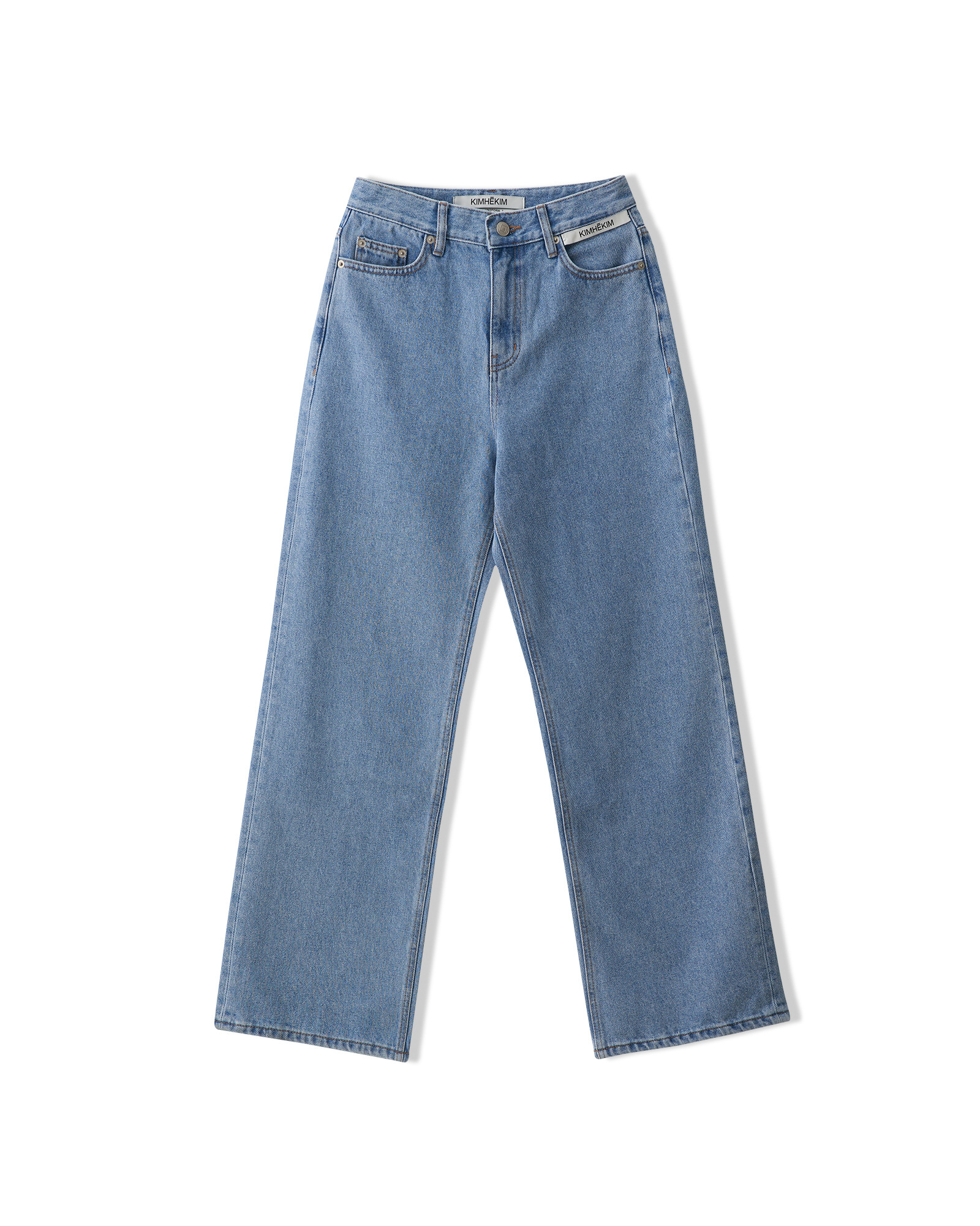 [KIMHEKIM] LABEL WIDE DENIM