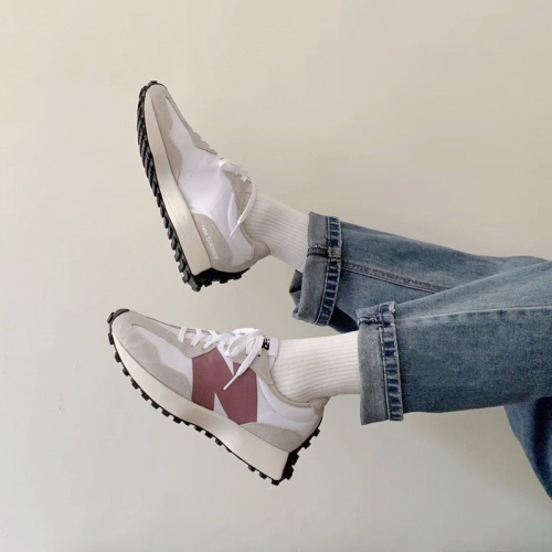 KTQ STORE ‧ NEW BALANCE 327 玫瑰粉白粉 WS327CD