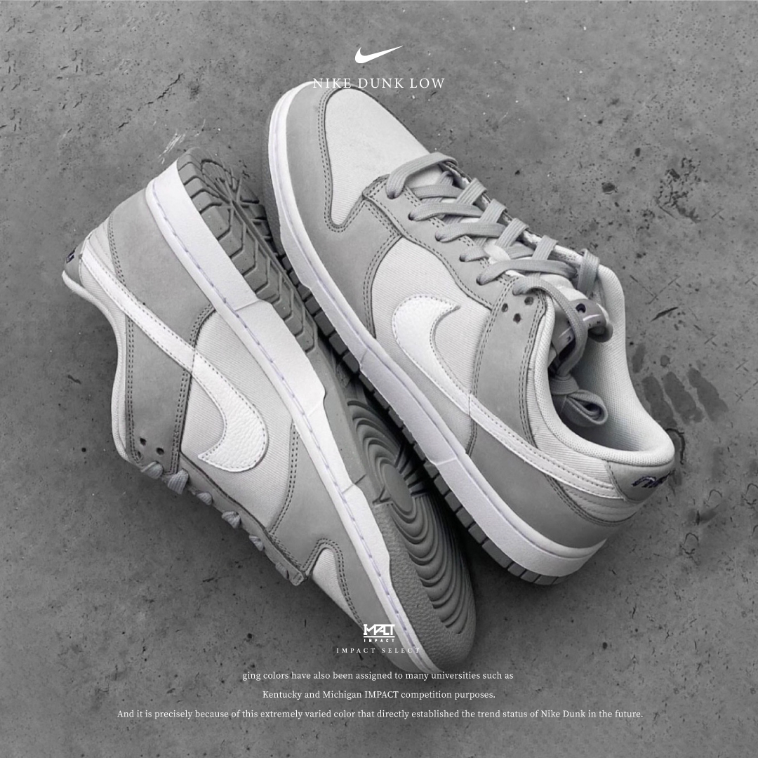 Nike Dunk Low LX NBHD 淡煙灰 木棉灰 布面 FB7720-002