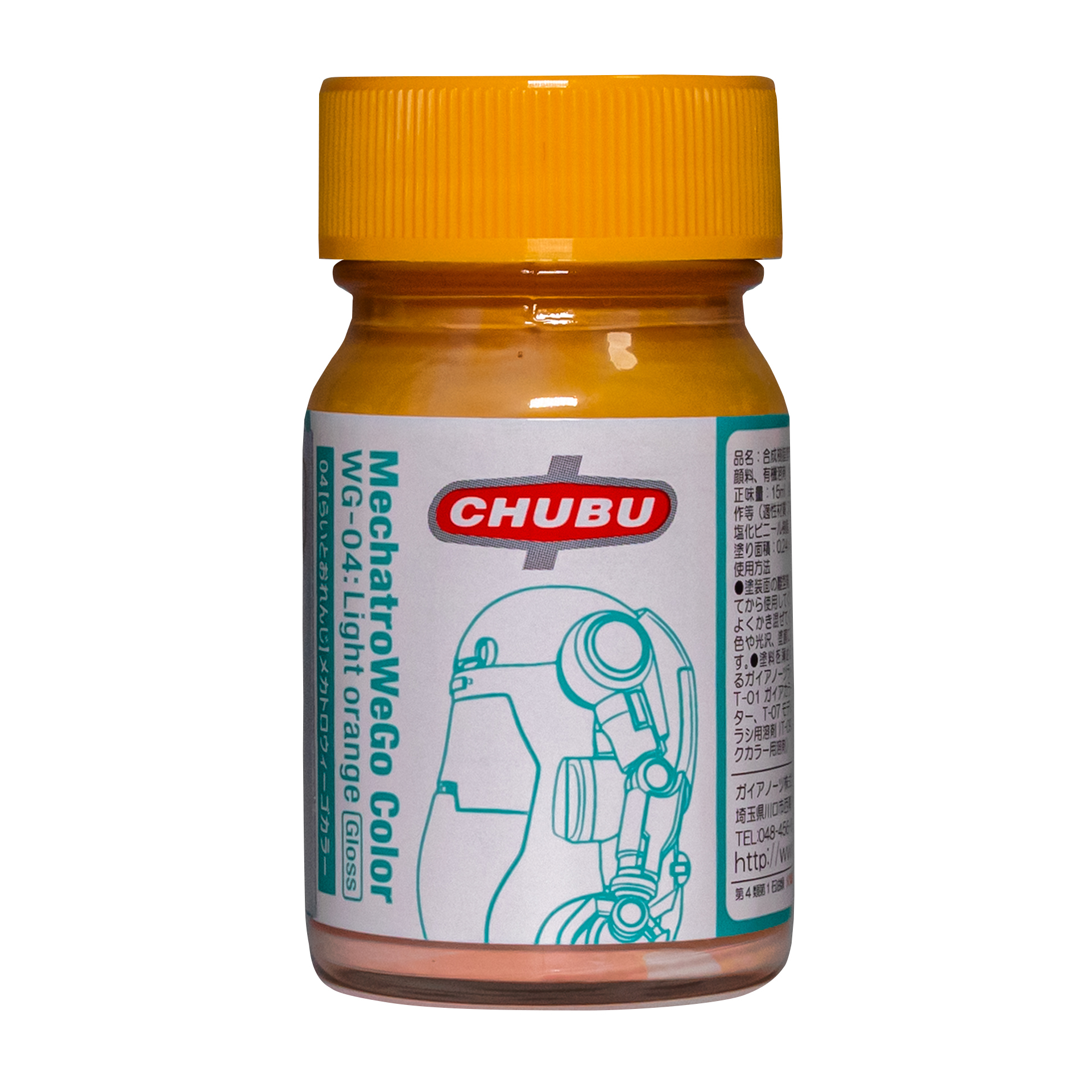 GAIA 蓋亞 WG-04 LIGHT RAITO ORANGE らいとおれんじ 15ML