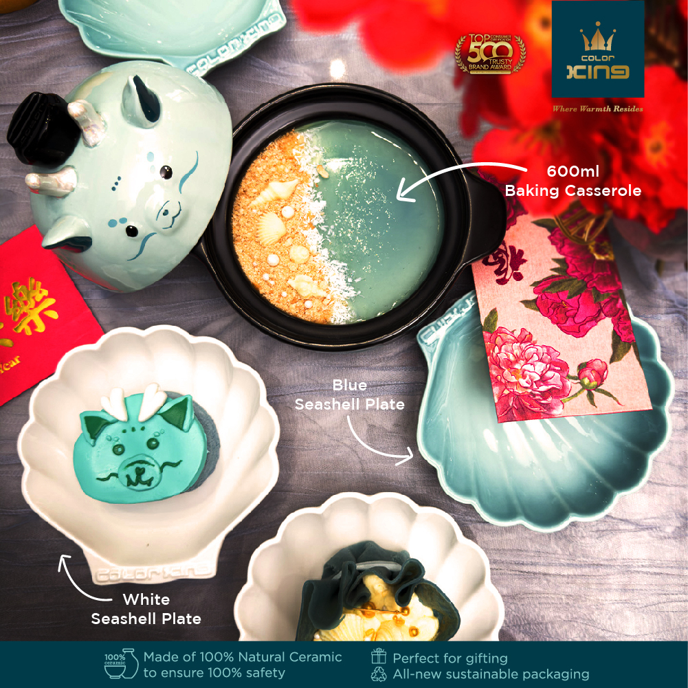 COLOR KING Sea Dragon Bakeware Set (600ml)