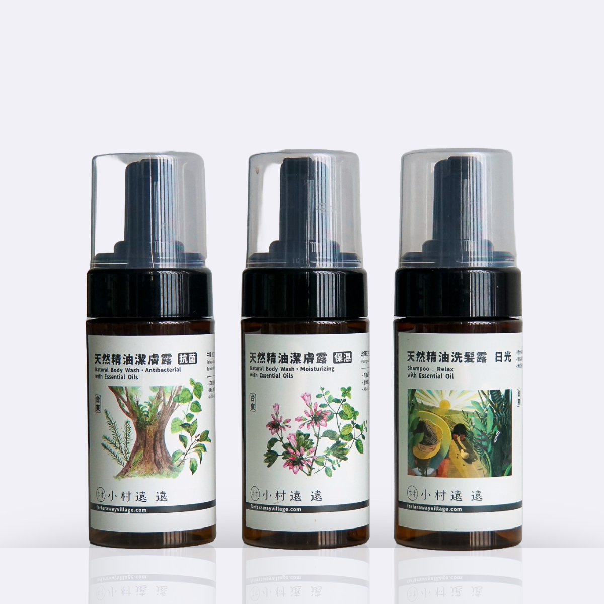 植沐旅行組｜精油潔膚露/洗髮露 任選組合