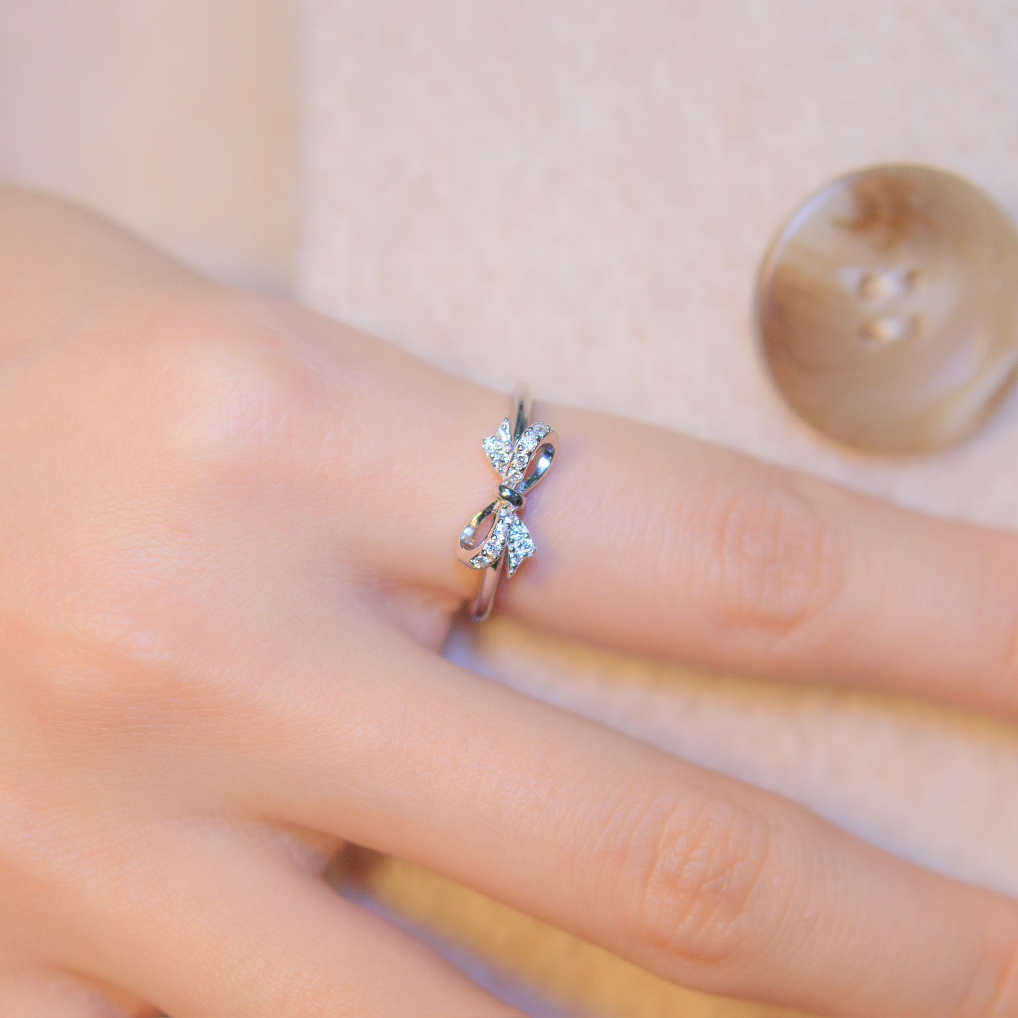 | 925 Silver | New Wish Bow Ring | RI0614 |