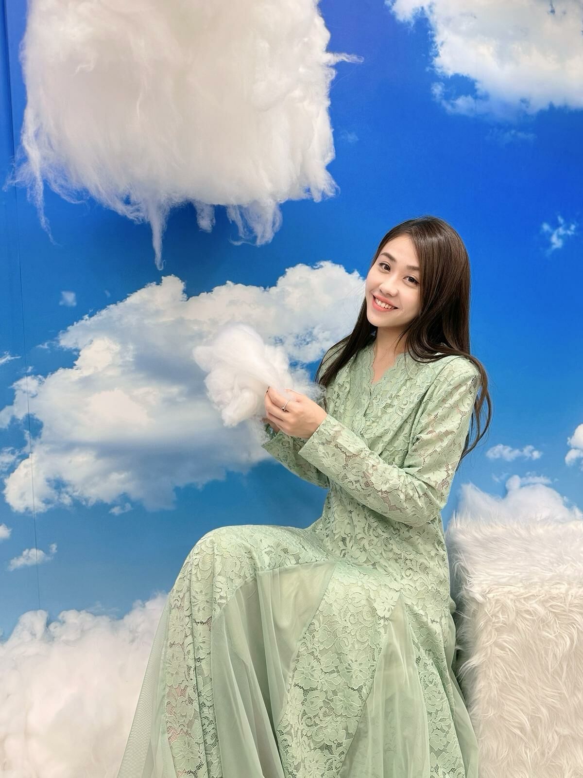 OP#5649 🤍透光縫蕾絲裙