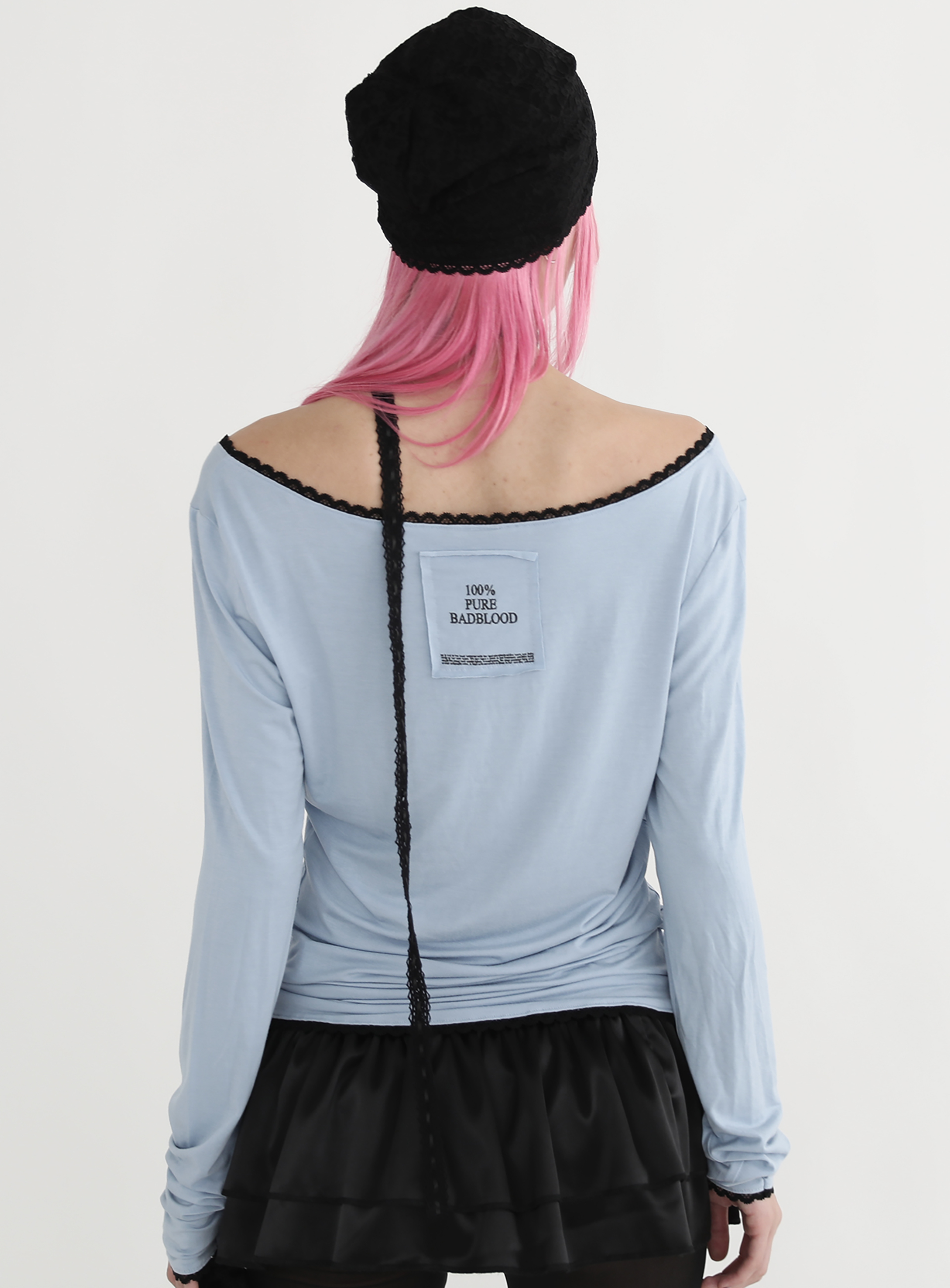 BAD BLOOD - ONE THING LONG SLEEVE TEE (LIGHT BLUE)