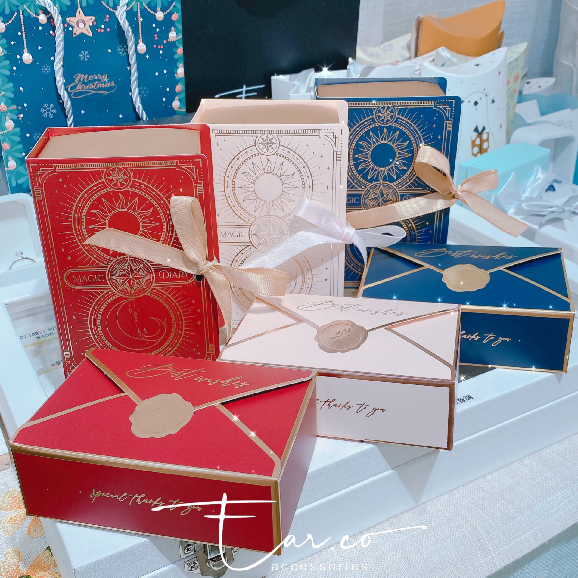 超美的燙金圖案禮物盒 [只限加購]