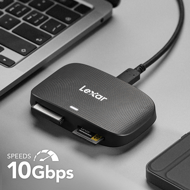 LEXAR CFexpress™ TYPE B / SD USB 3.2 GEN 2 READER