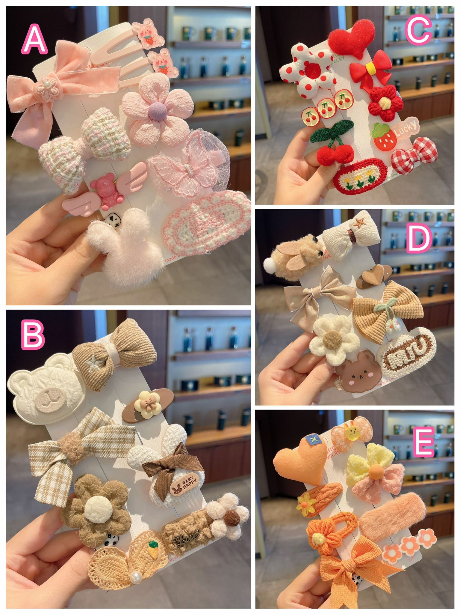 🌈彩虹女孩👧🏻髮夾套裝-2400056