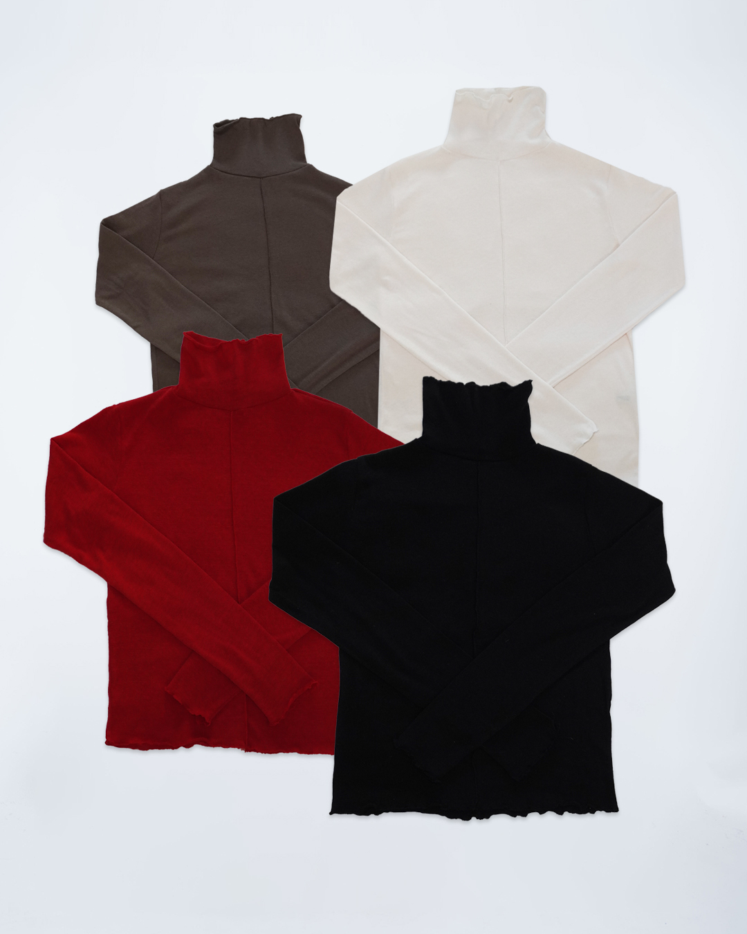 木耳高領中線長袖內搭