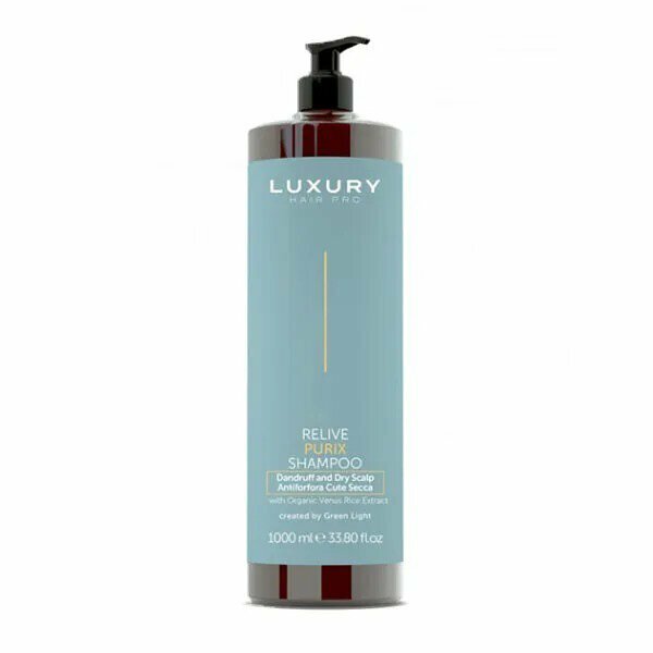 LUXURY HAIR PRO - Relive Purix 抗屑洗髮乳 (乾性頭皮) 1000ml