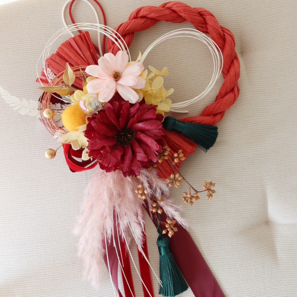 日式新年花圈注連繩款(祝福款) 新年賀禮