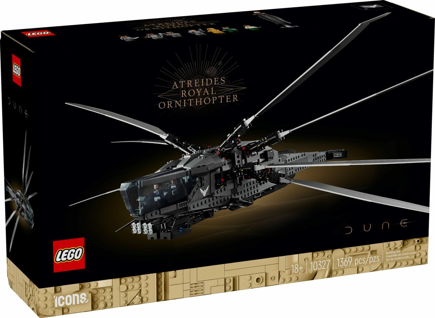 LEGO 10327 Dune Atreides Royal Ornithopter 沙丘亞崔迪皇家撲翼機