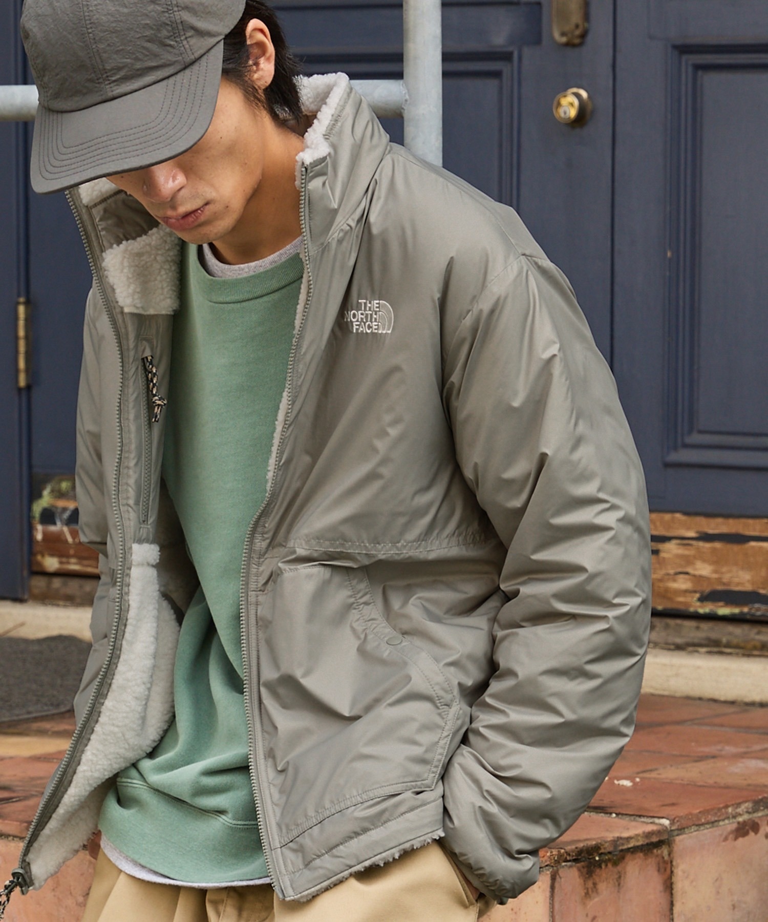 現貨| The North Face Play Green RVS Fleece Jacket 雙面外套