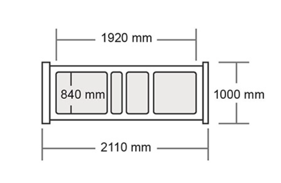 三馬達電動養護床 (塑鋼床面+外罩輪) BL-BH62 - "亞護" 電動護理床 (未滅菌)