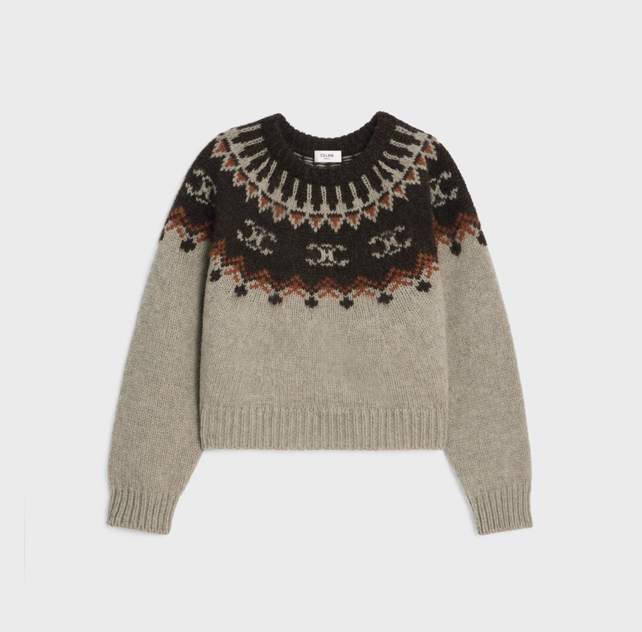 CELINE™ - Multicolor Fair Isle Sweater main image 1