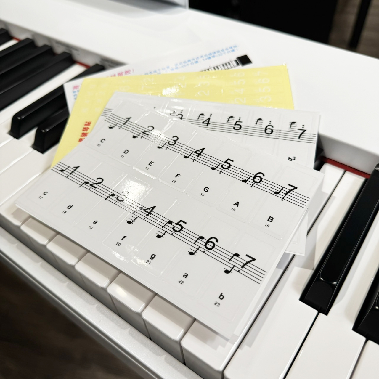 34-G12 88鍵 鋼琴鍵盤貼