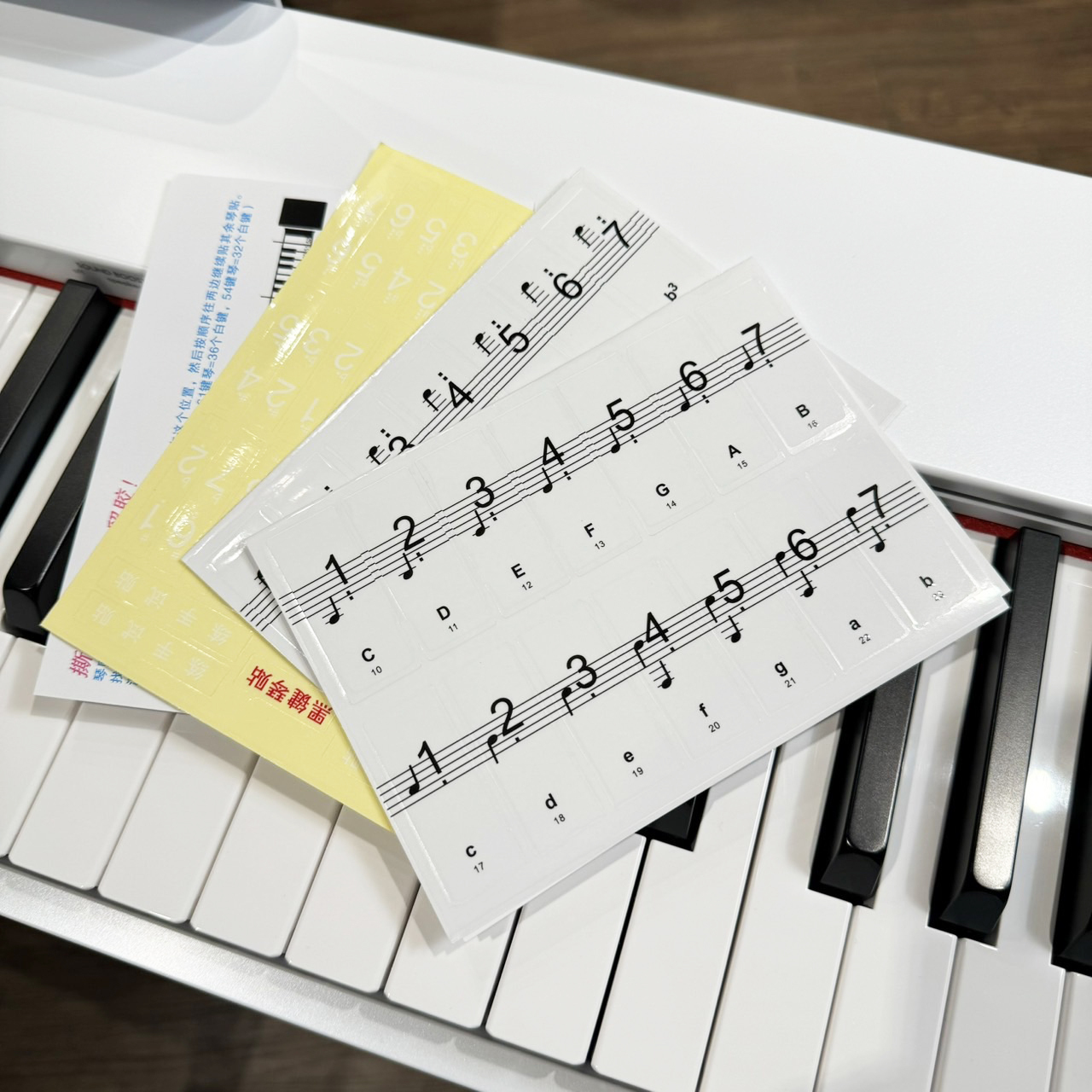 34-G12 88鍵 鋼琴鍵盤貼