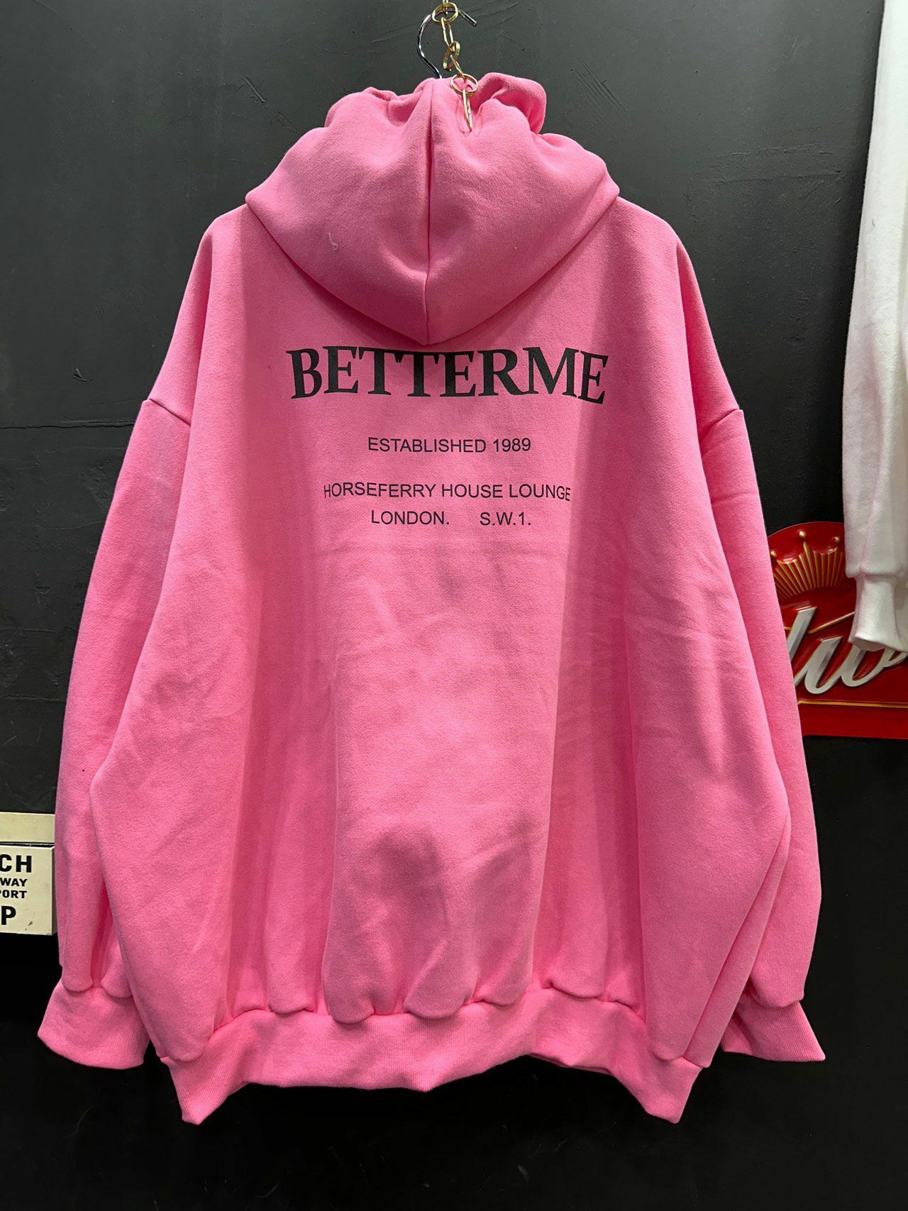 英文字連帽拉鍊外套(薄抓毛底) JK2489