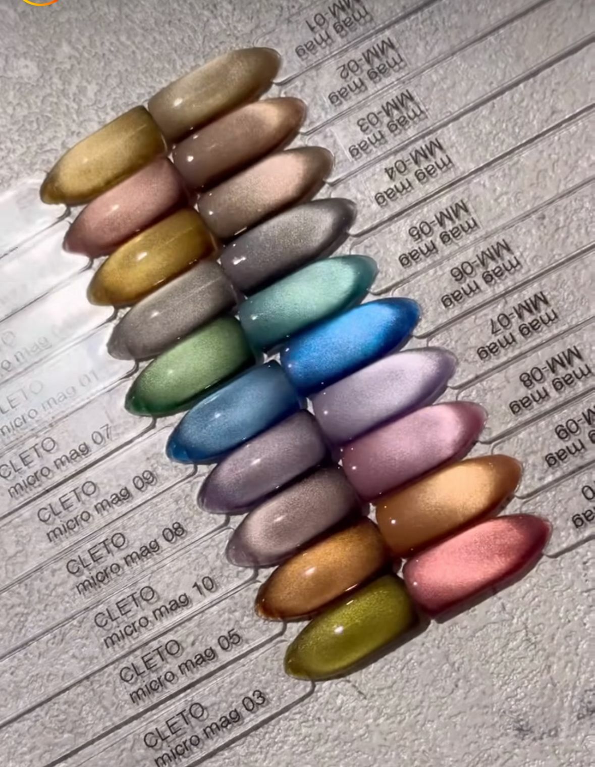 CLETO color Mag gel 8pcs set