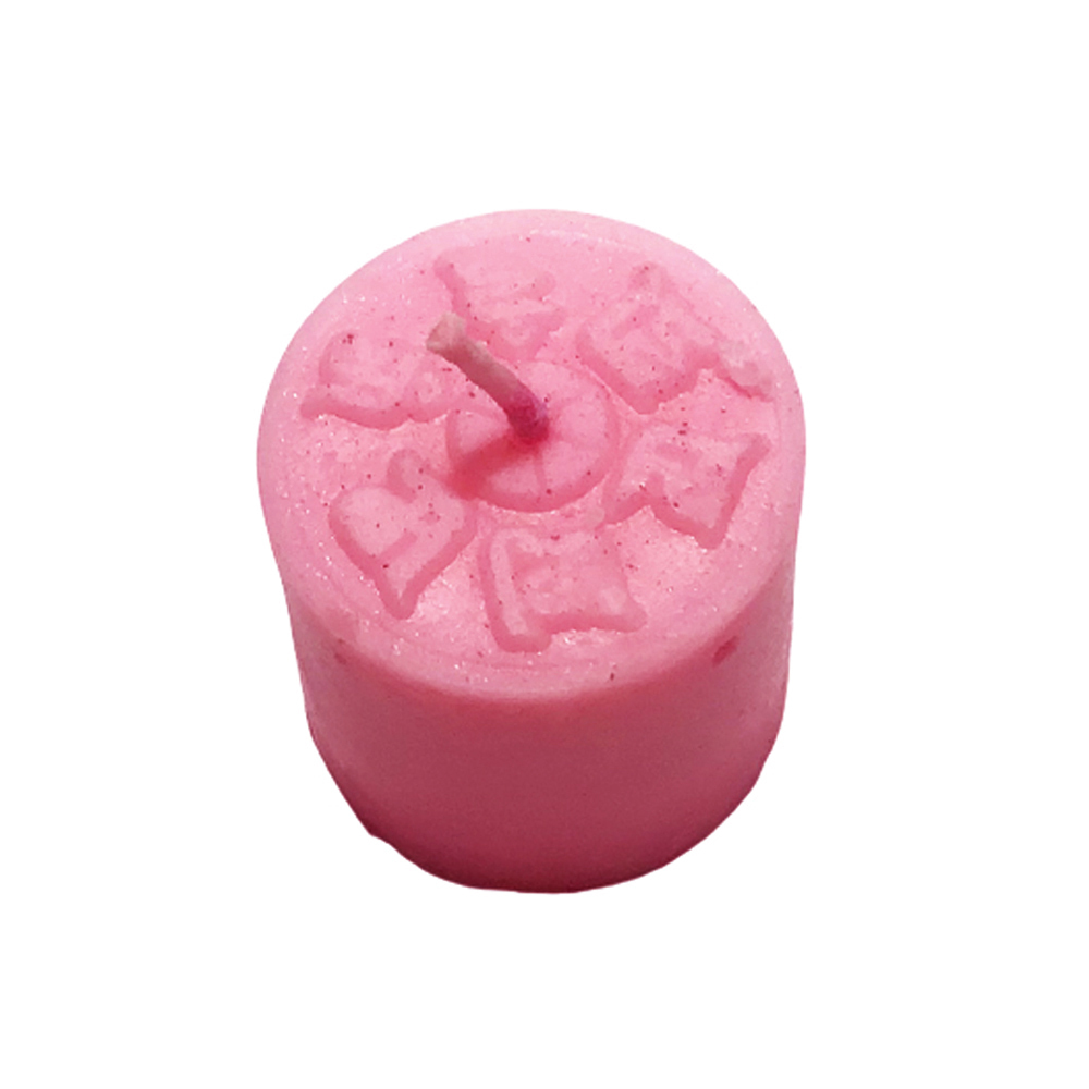 六字真言甘露酥油粒{桃花}粉紅色100入【十方】150924