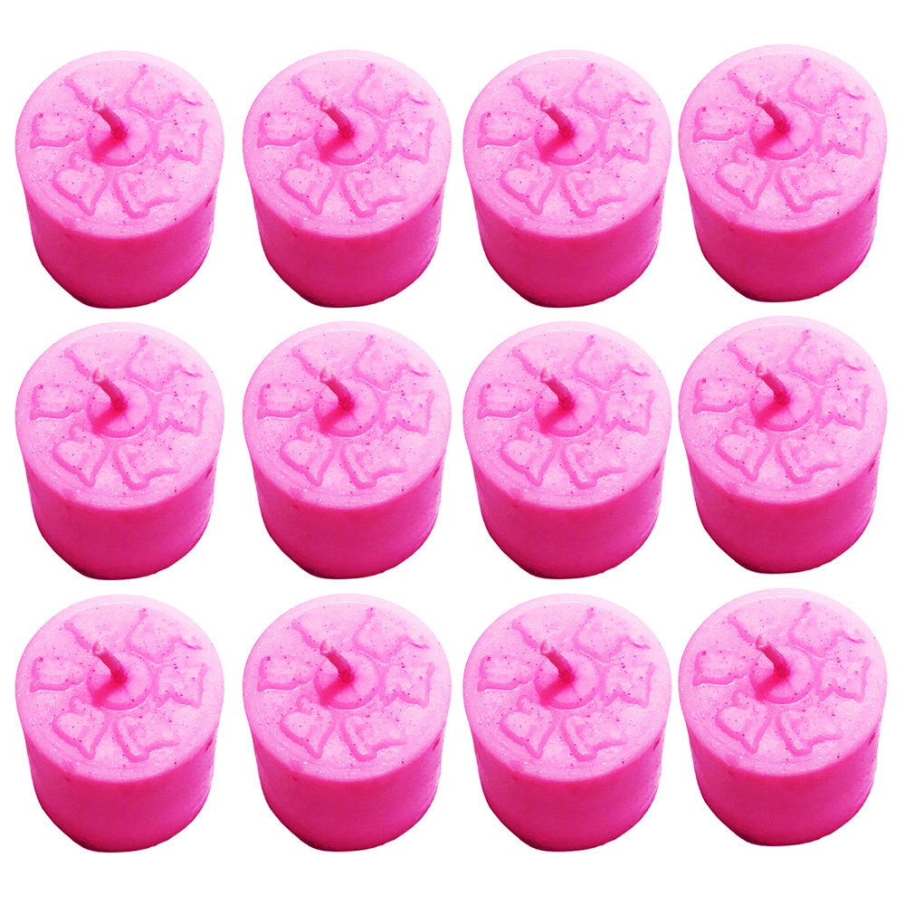 六字真言甘露酥油粒{桃花}粉紅色100入【十方】150924