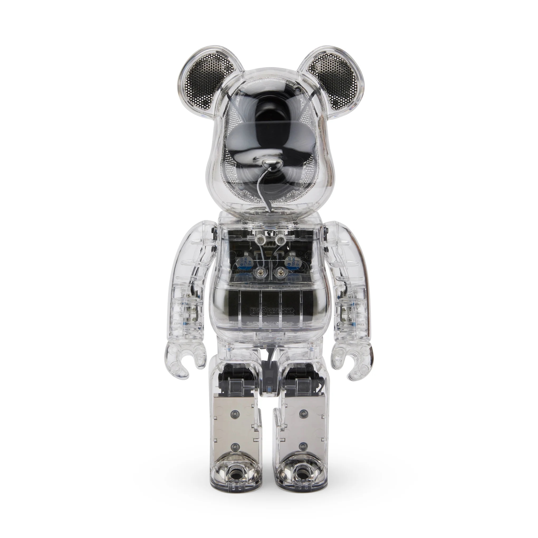 BE@RBRICK 400% BLUETOOTH SPEAKER CLEAR