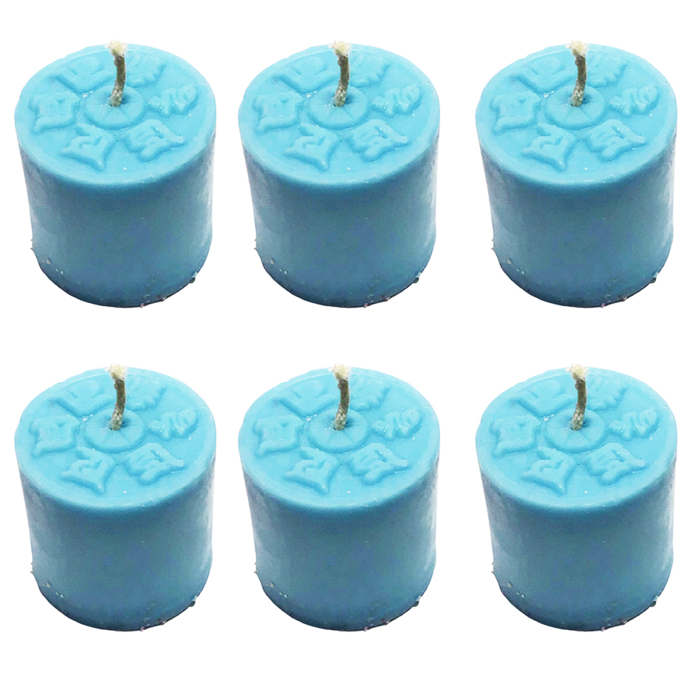 六字真言甘露酥油粒{安心寧神}青色40入【十方】153241