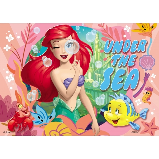 小美人魚 108片盒裝拼圖-C