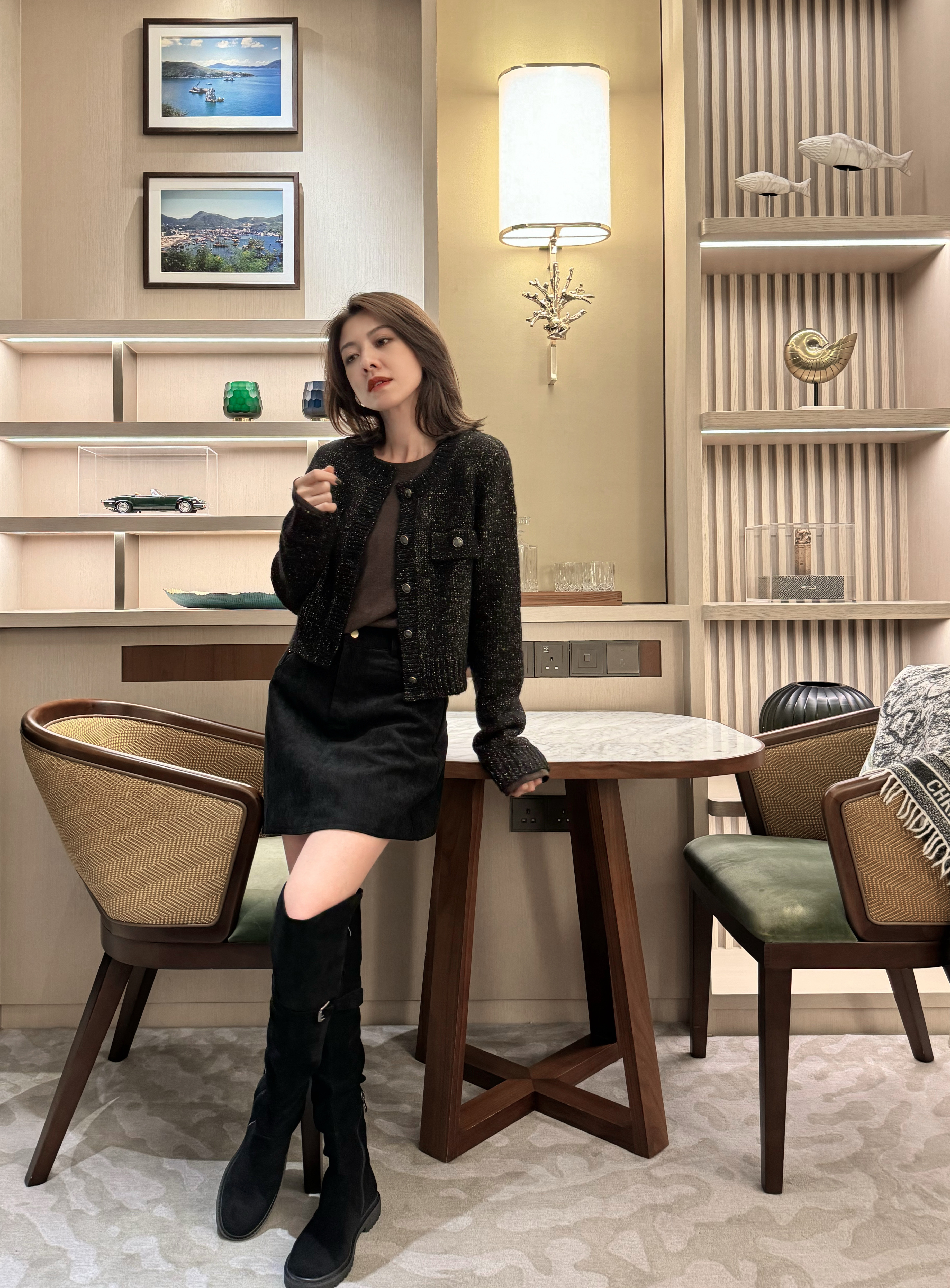 Corduroy Mini Skirt_SK241L20