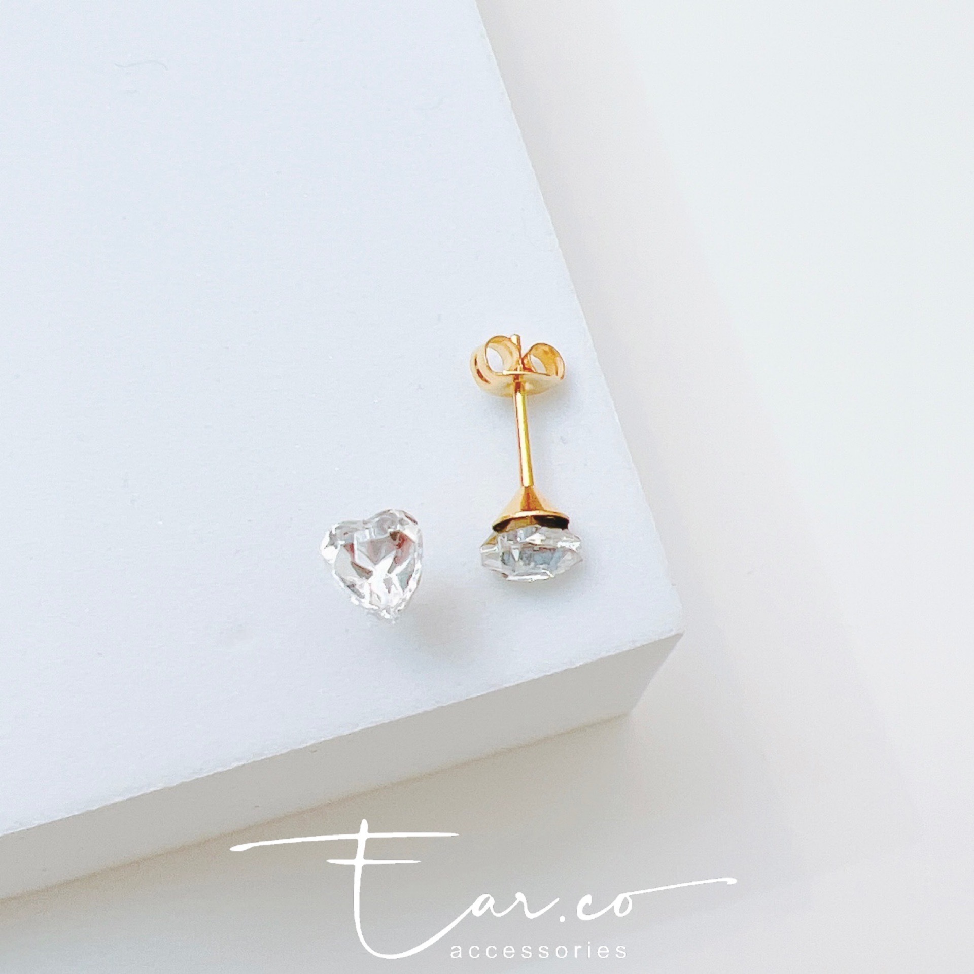 STUDEX無鑲爪心心 [316L醫療鋼]