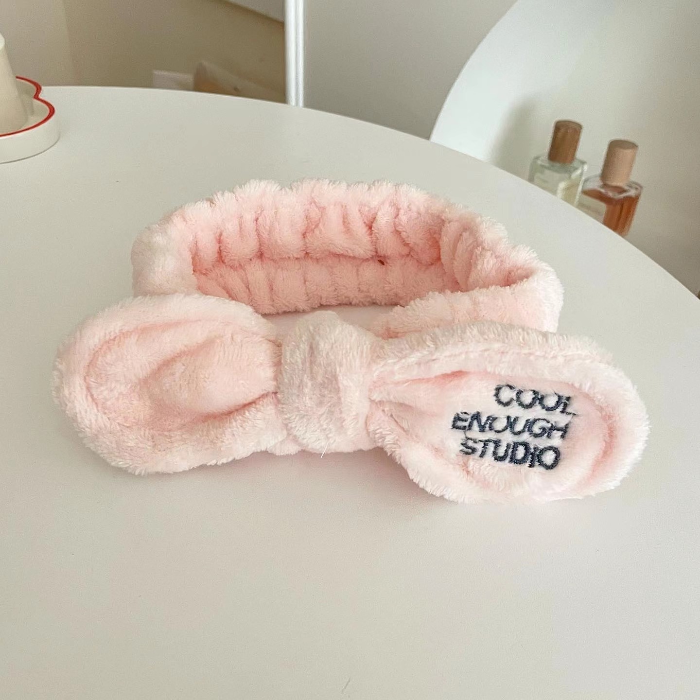 《3549》蝴蝶結造型毛絨束髮帶