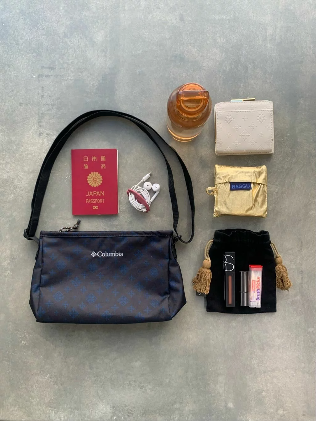 Columbia別注單肩側背小包