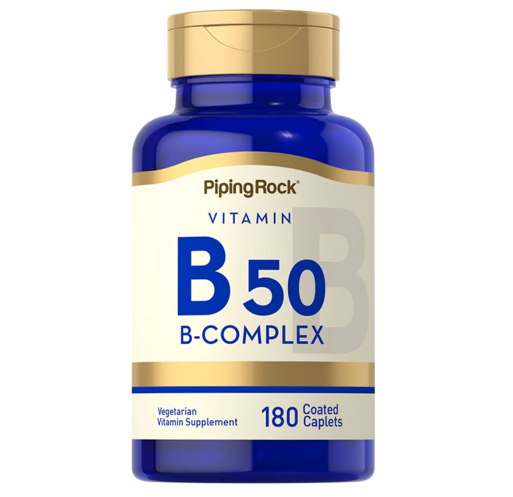 【Piping Rock 】 B 50 complex 維他命B群 180顆
