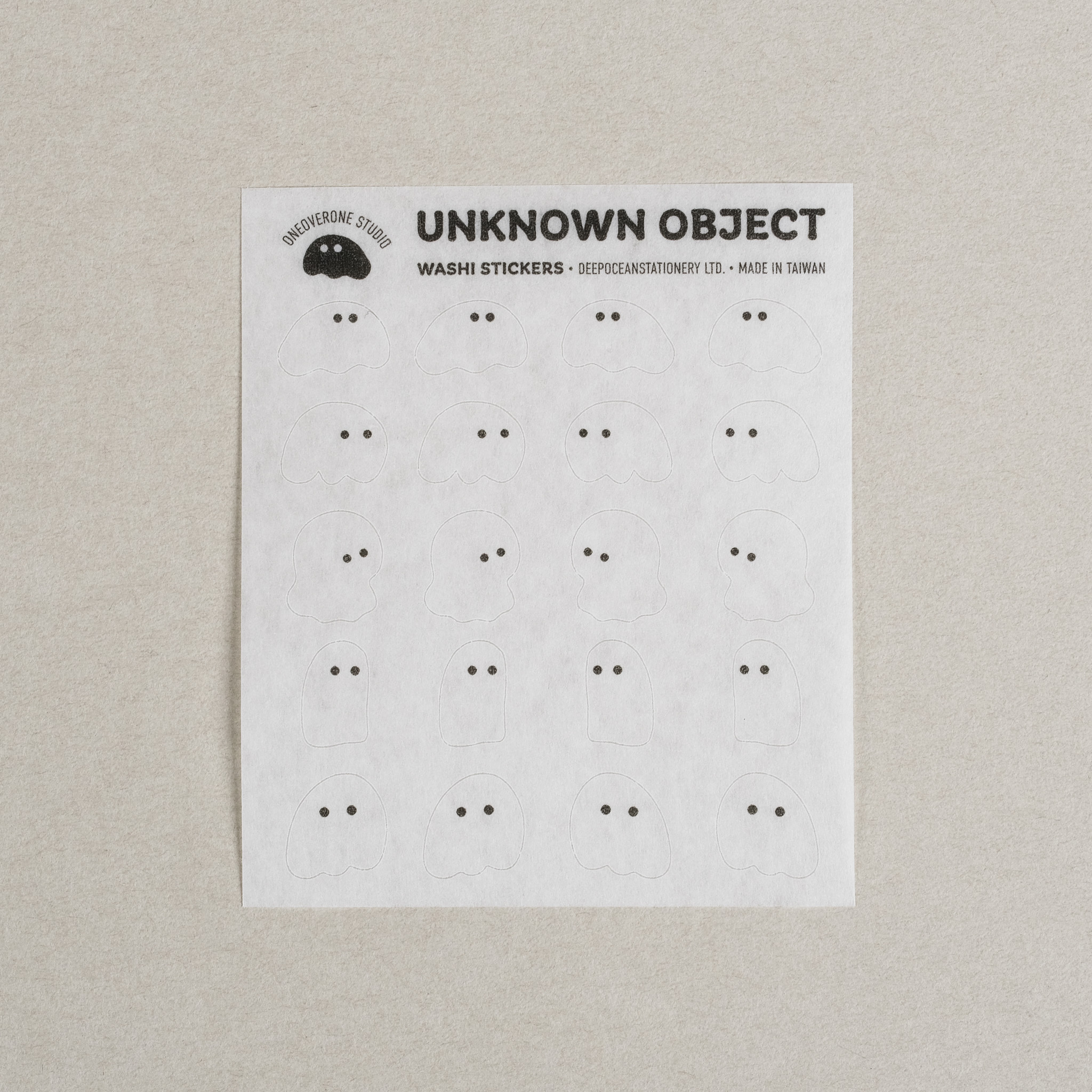 Unknown object Washi Stickers /oneoverone studio/TAIWAN