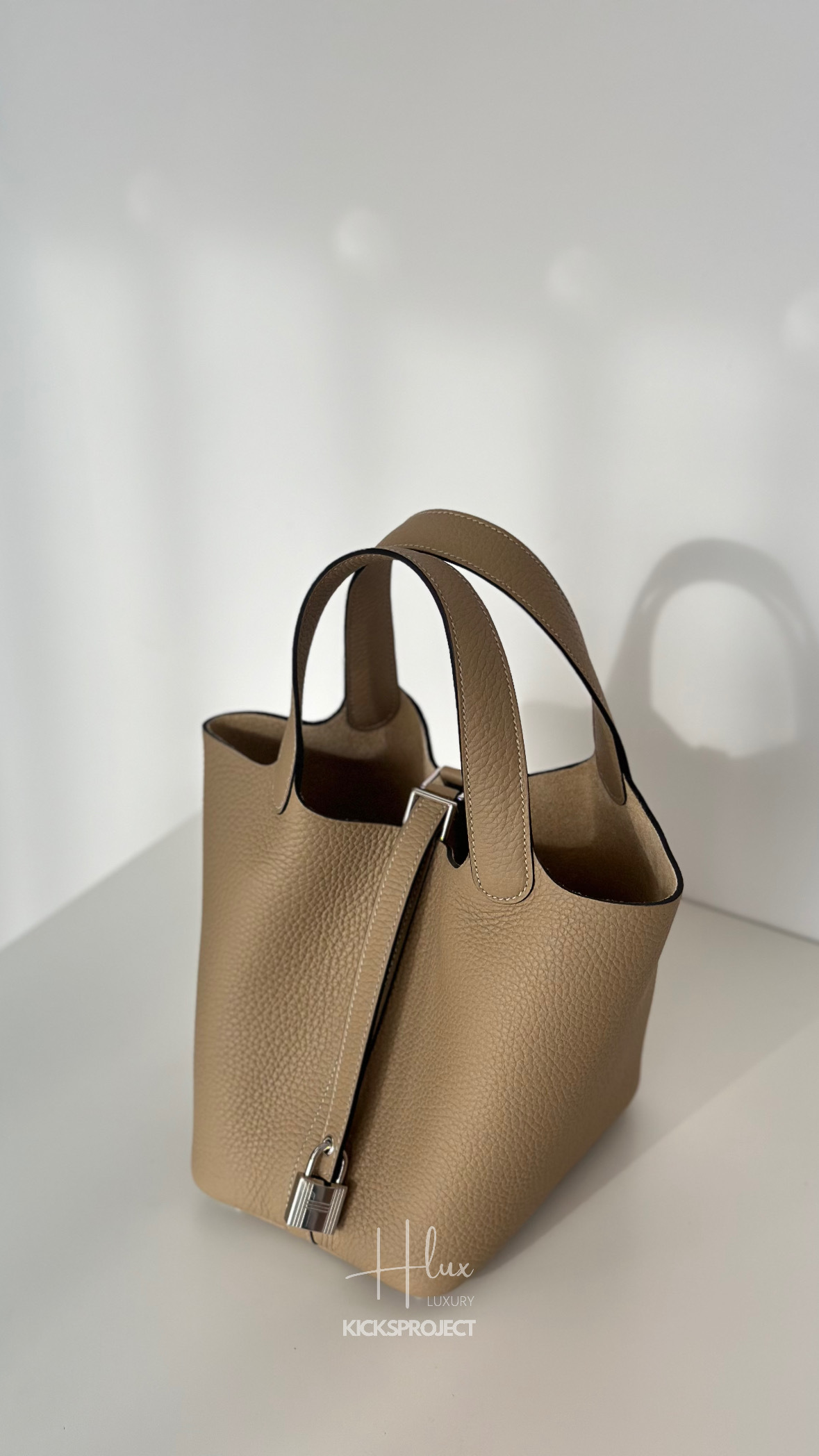 Hermes Picotin 18 P18 S2 風衣灰 銀扣