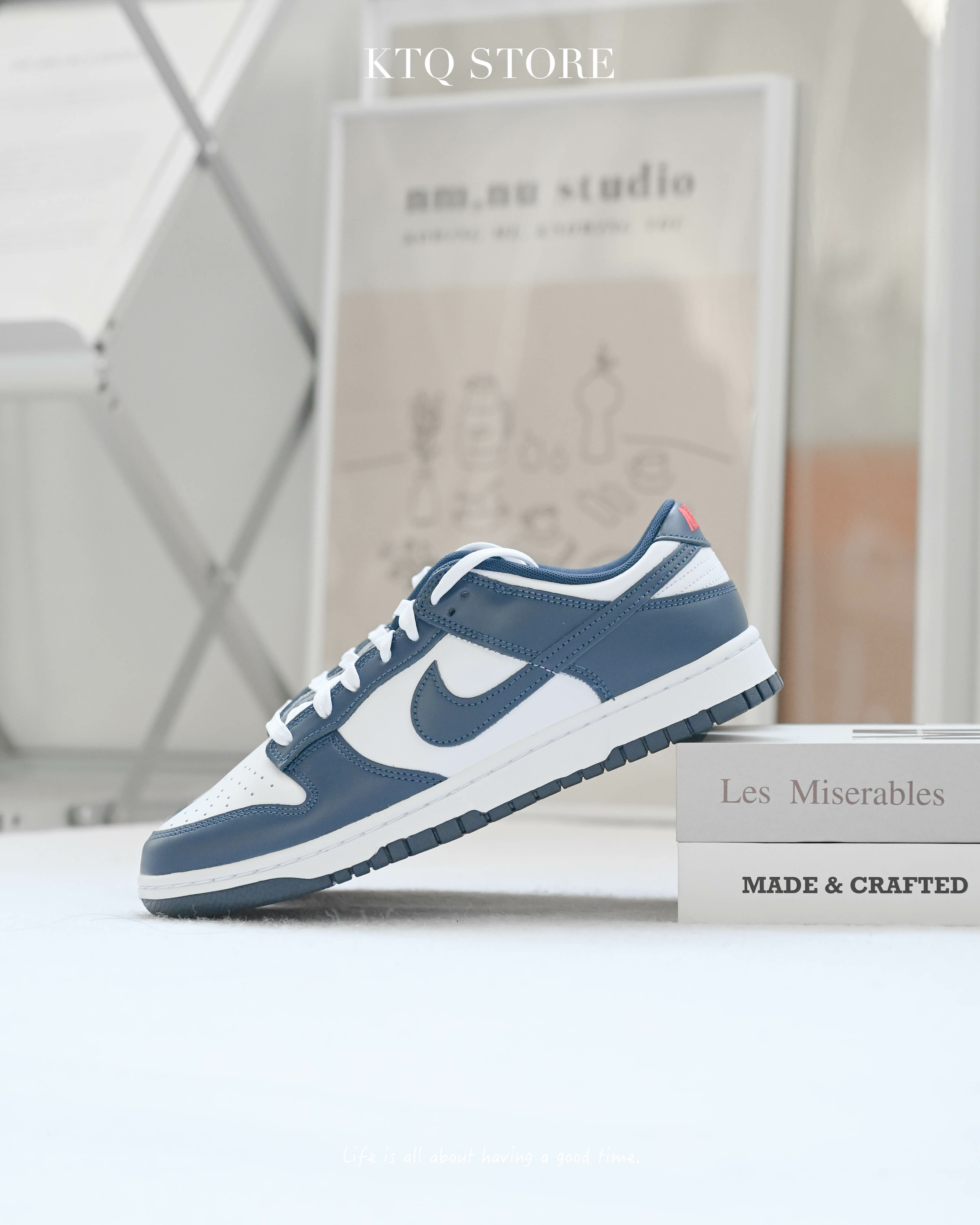 KTQ STORE ‧ Nike Dunk Low Retro " Valerian Blue 深藍 紅標 DD1391-400