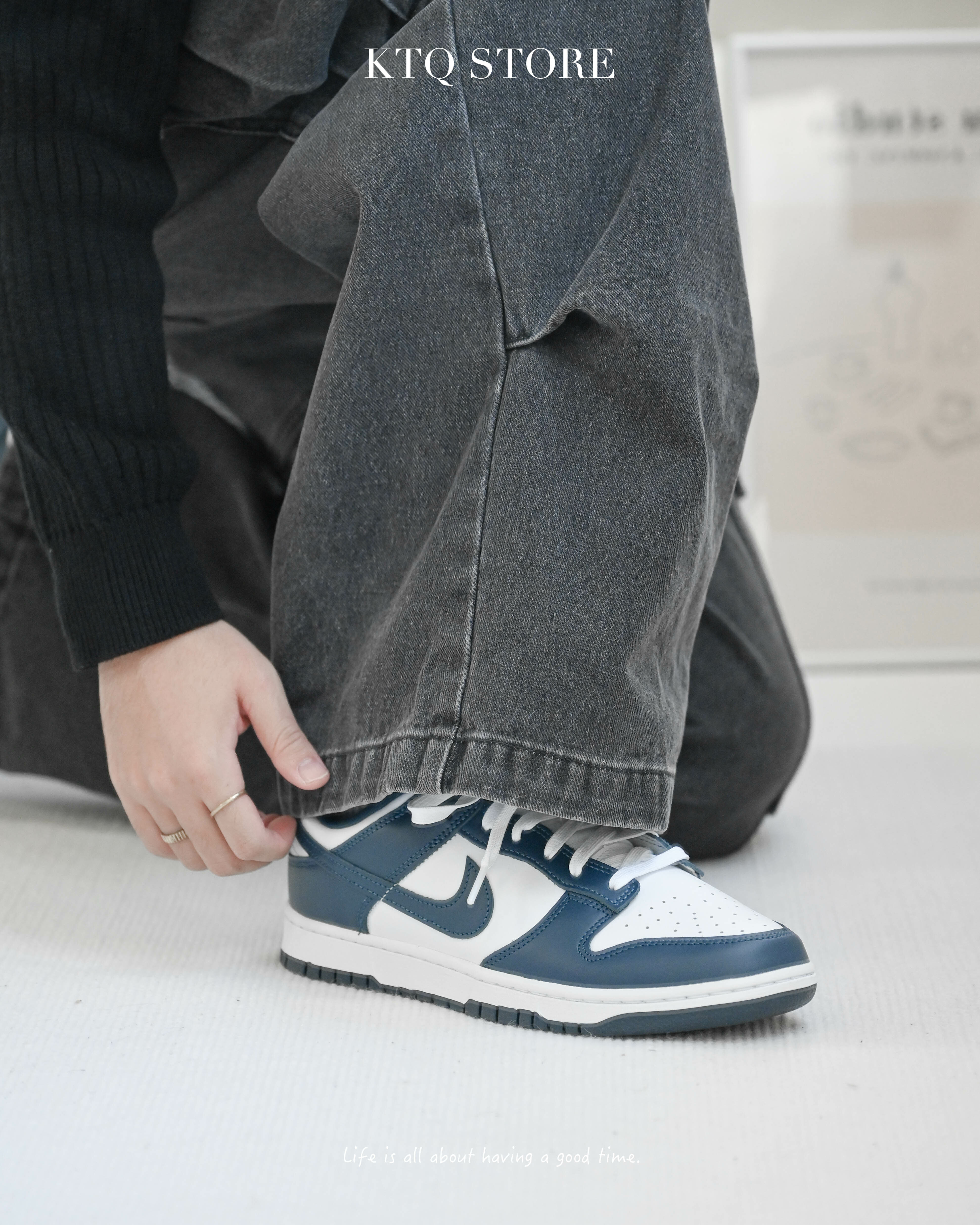 KTQ STORE ‧ Nike Dunk Low Retro " Valerian Blue 深藍 紅標 DD1391-400