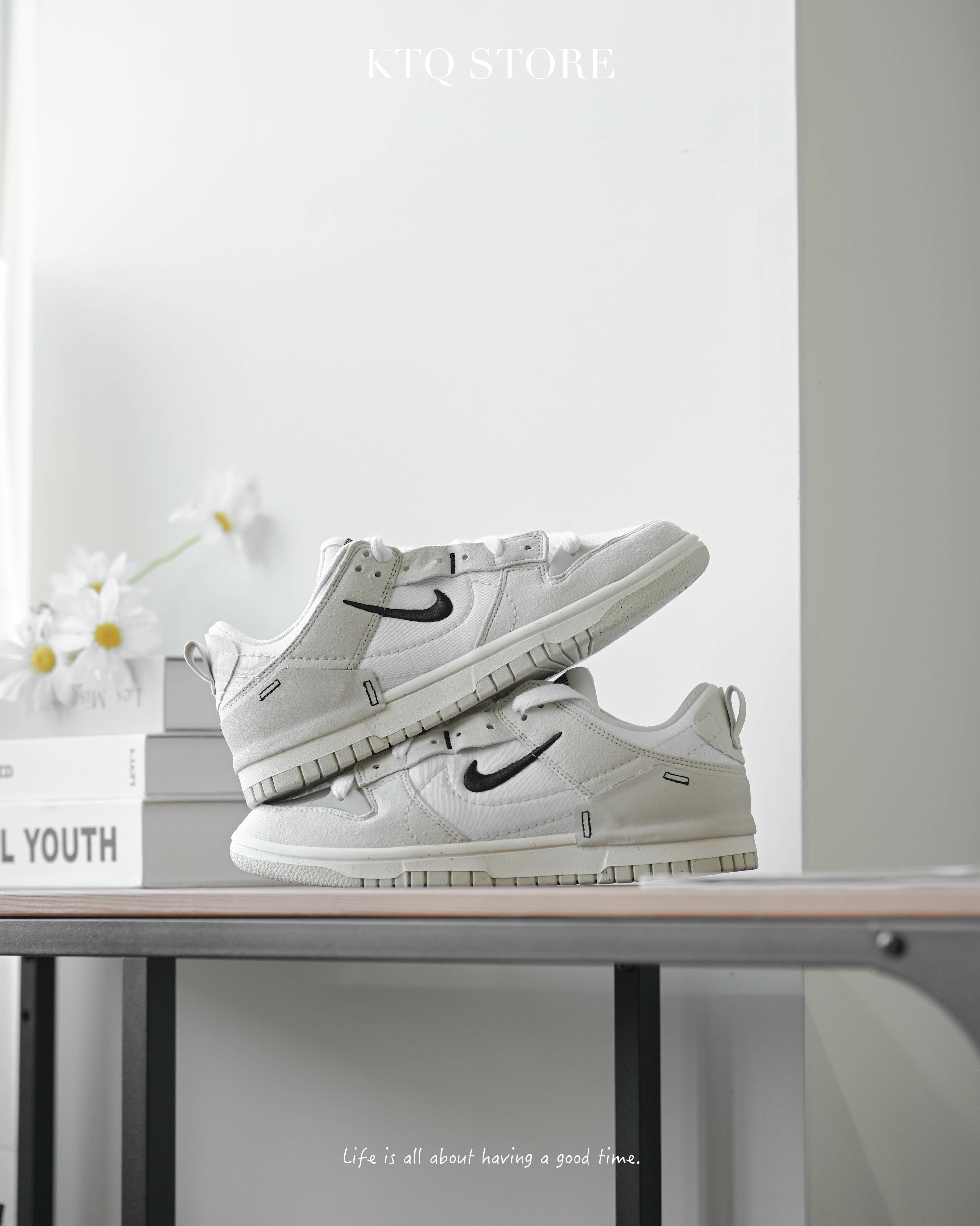 KTQ STORE ‧ NIKE DUNK LOW DISRUPT 2 "PALE IVORY" 燕麥奶 DH4402-101