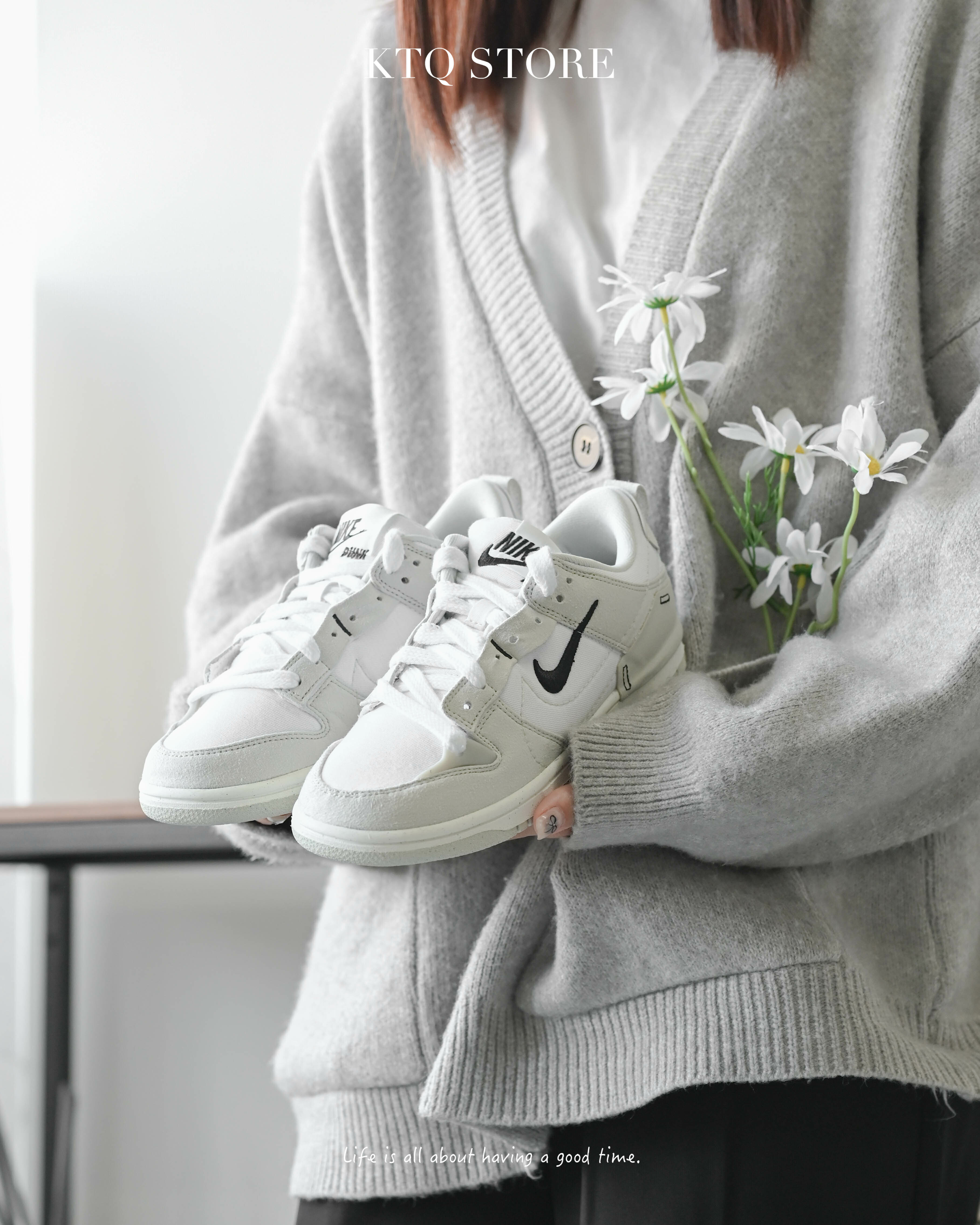 KTQ STORE ‧ NIKE DUNK LOW DISRUPT 2 "PALE IVORY" 燕麥奶 DH4402-101