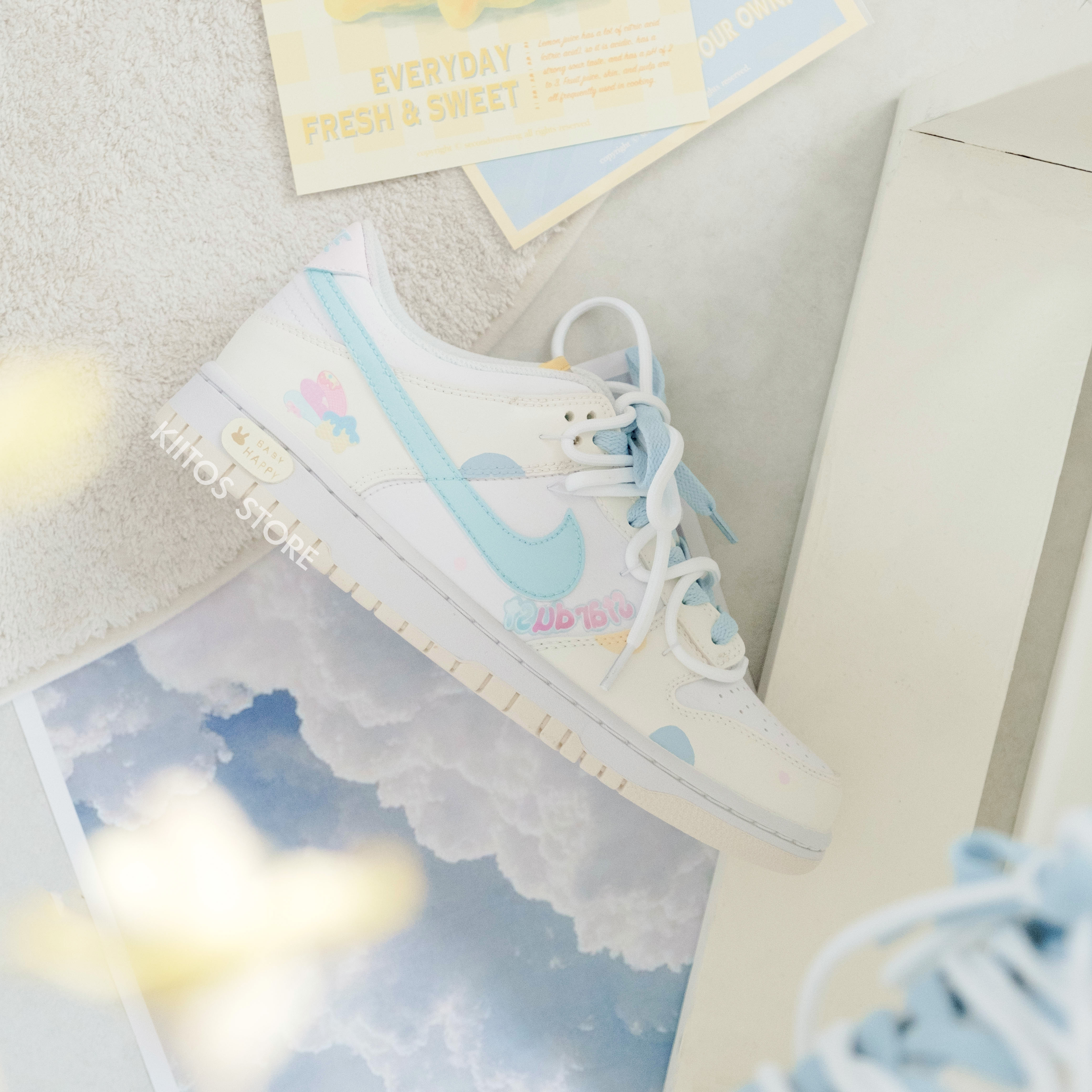 NIKE DUNK LOW "PAISLEY PRINT" 七彩夢 GS 訂製款