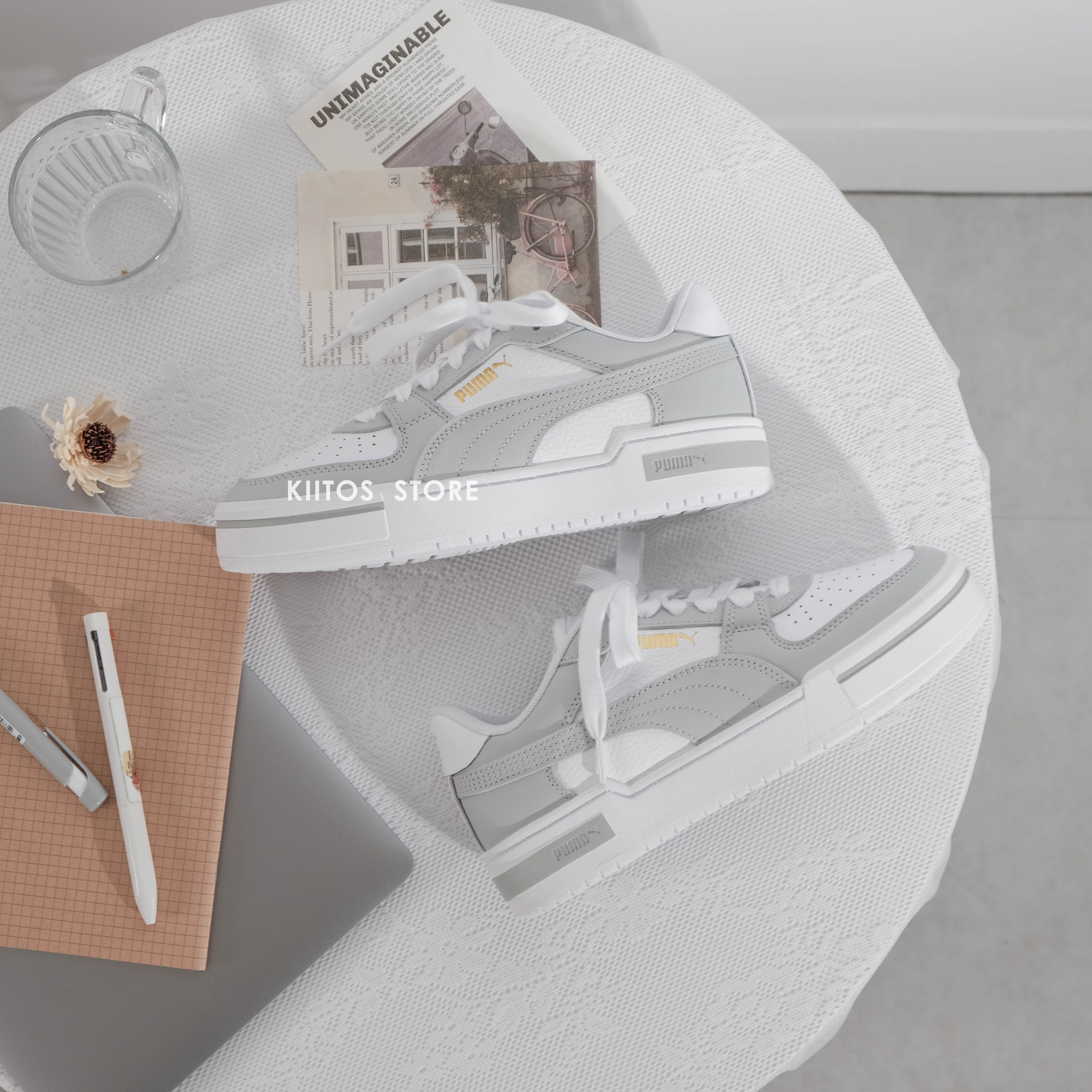 Puma Ca Pro Classic  厚底 灰色 380190-07